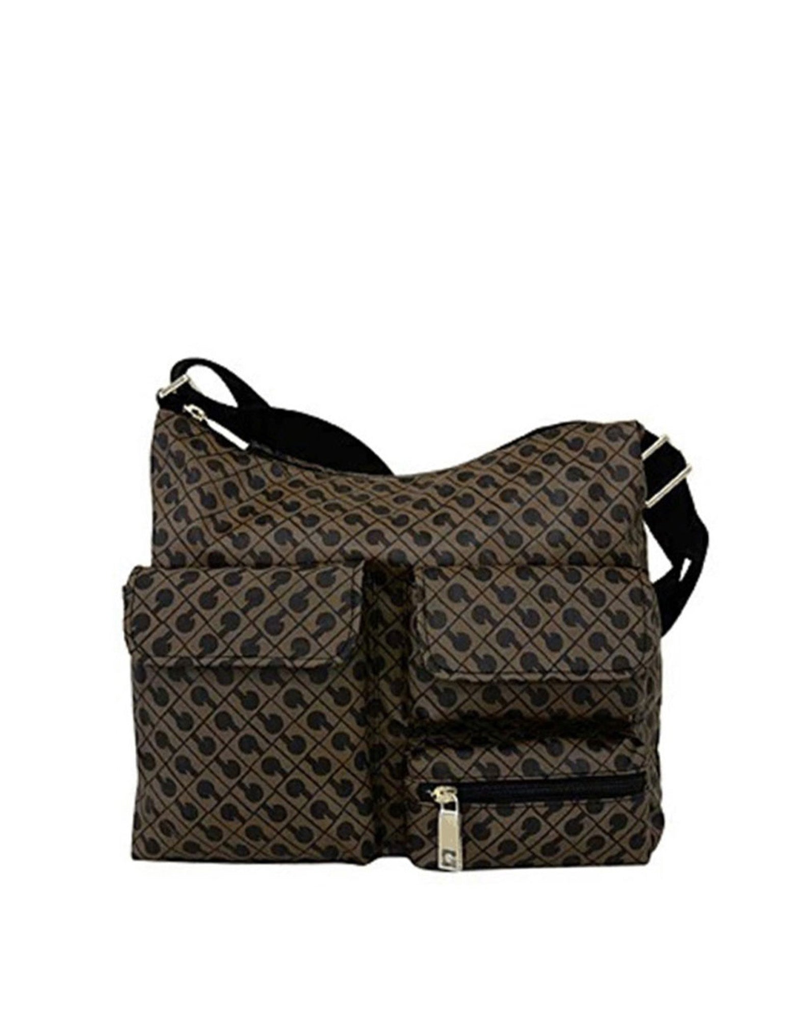 GHERARDINI Borsa a Tracolla Multitasche in Tessuto Softy Toffee