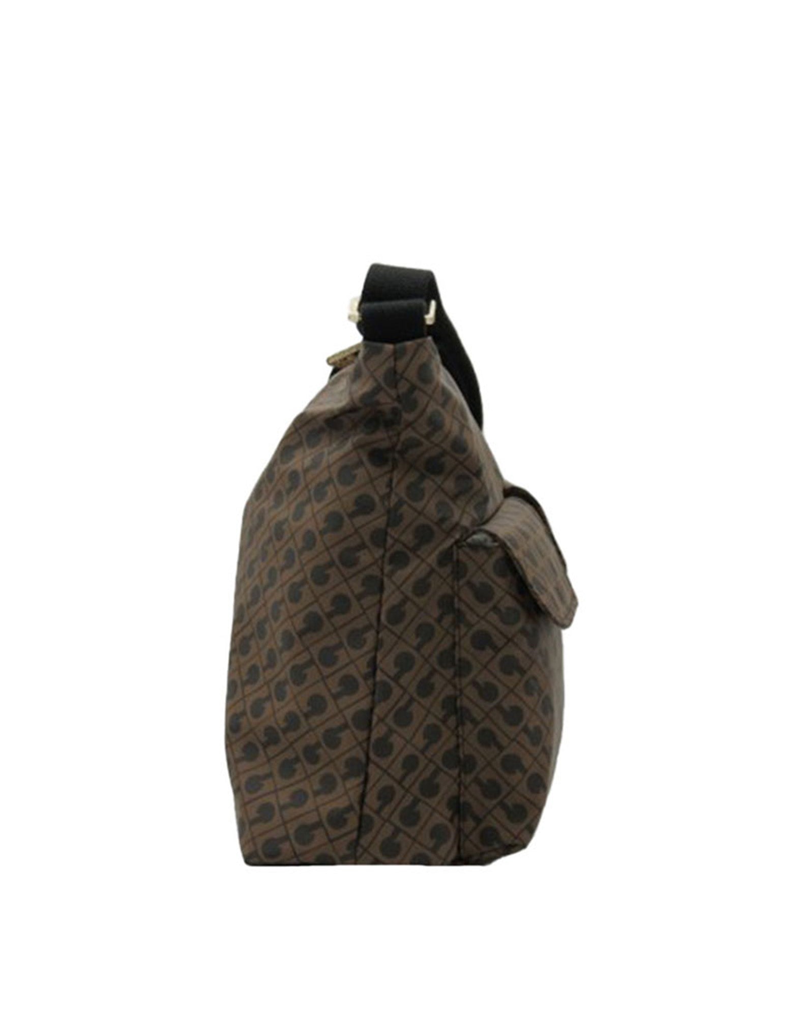 GHERARDINI Borsa a Tracolla Multitasche in Tessuto Softy Toffee