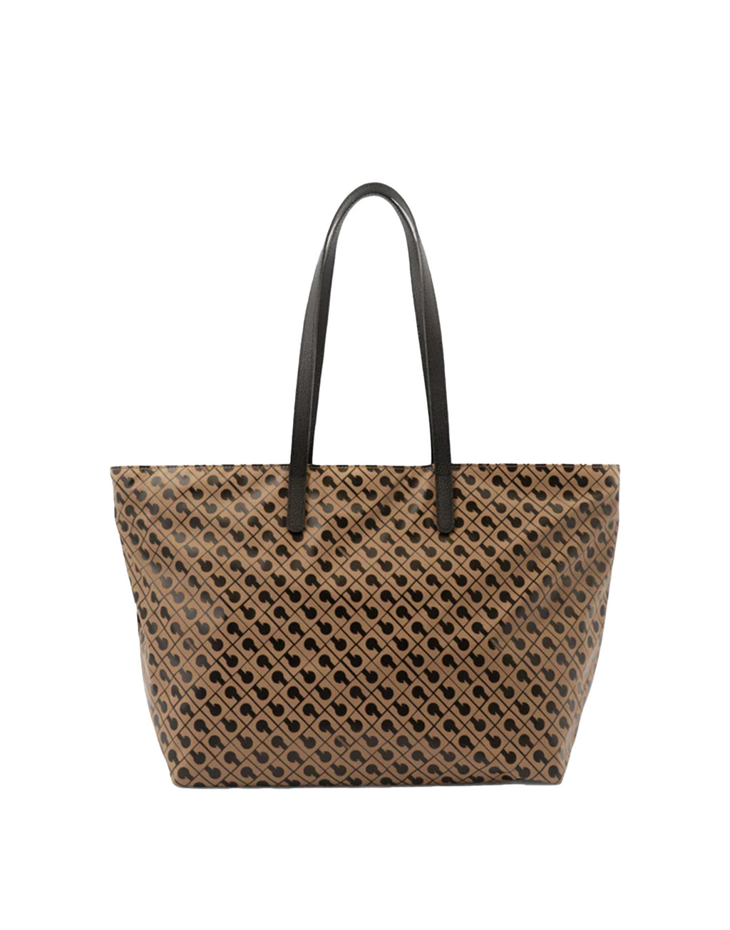 GHERARDINI Shopper Grande in Tessuto Softy Toffee