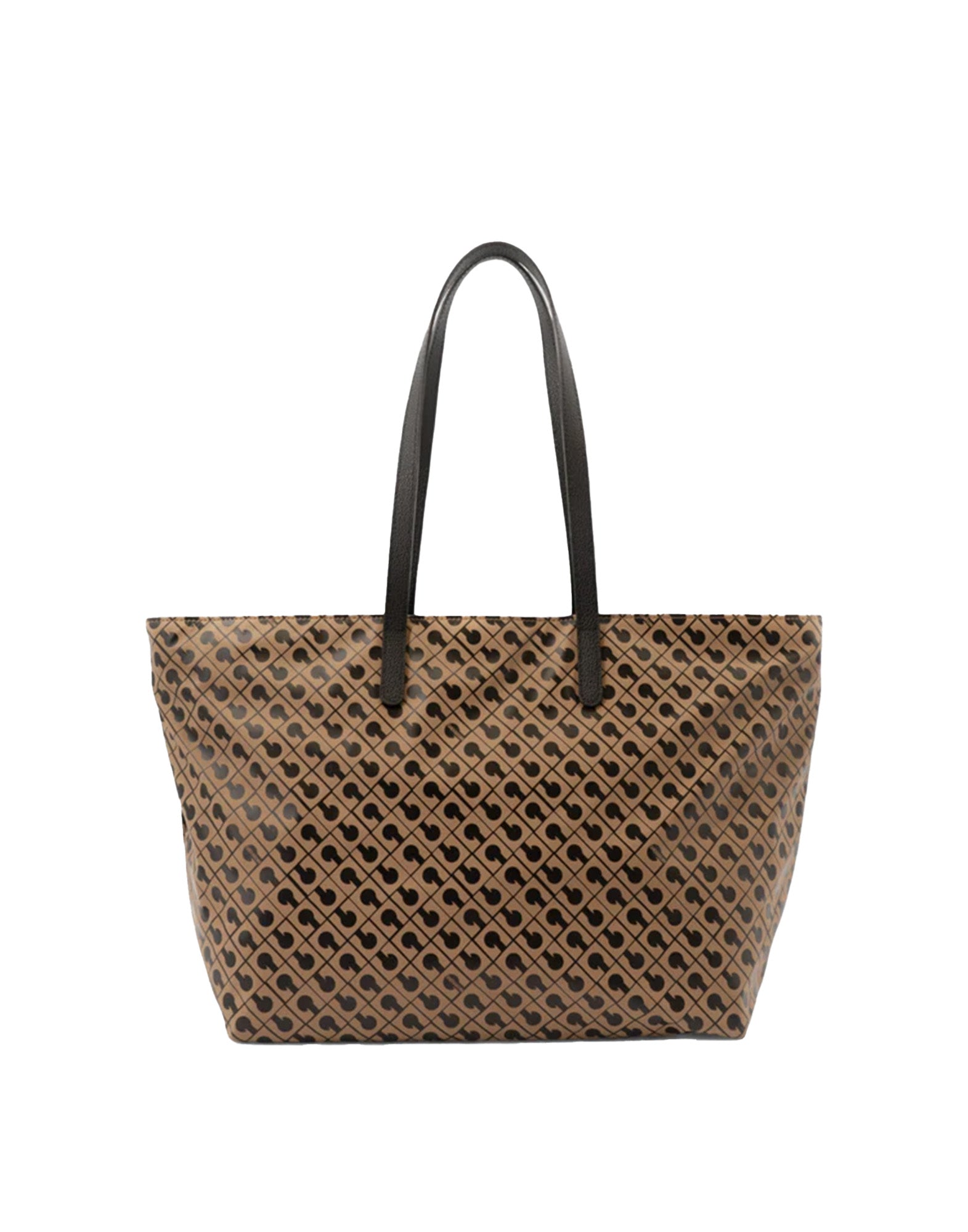 GHERARDINI Shopper Grande in Tessuto Softy Toffee
