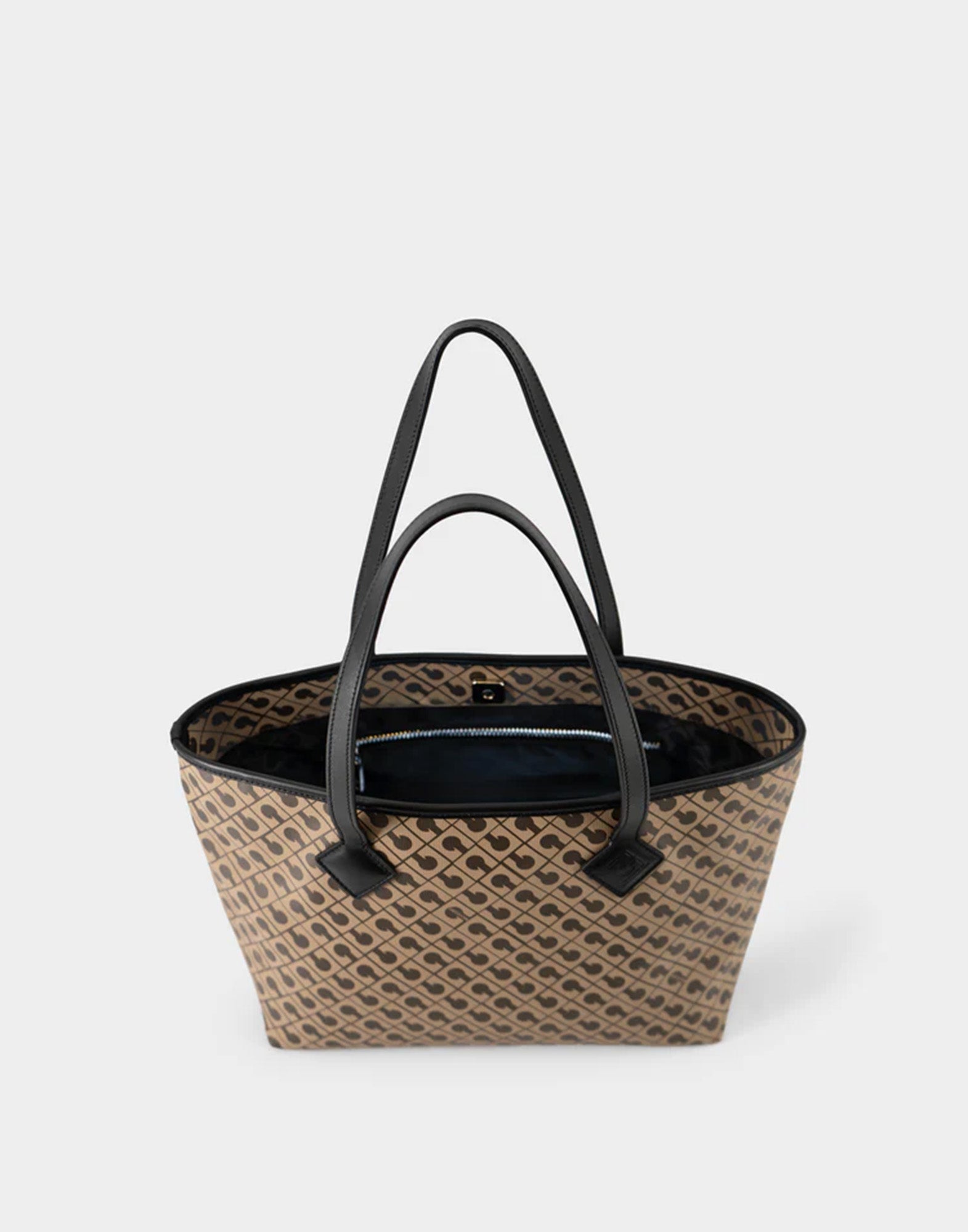 GHERARDINI Shopper Grande in Tessuto Millerighe