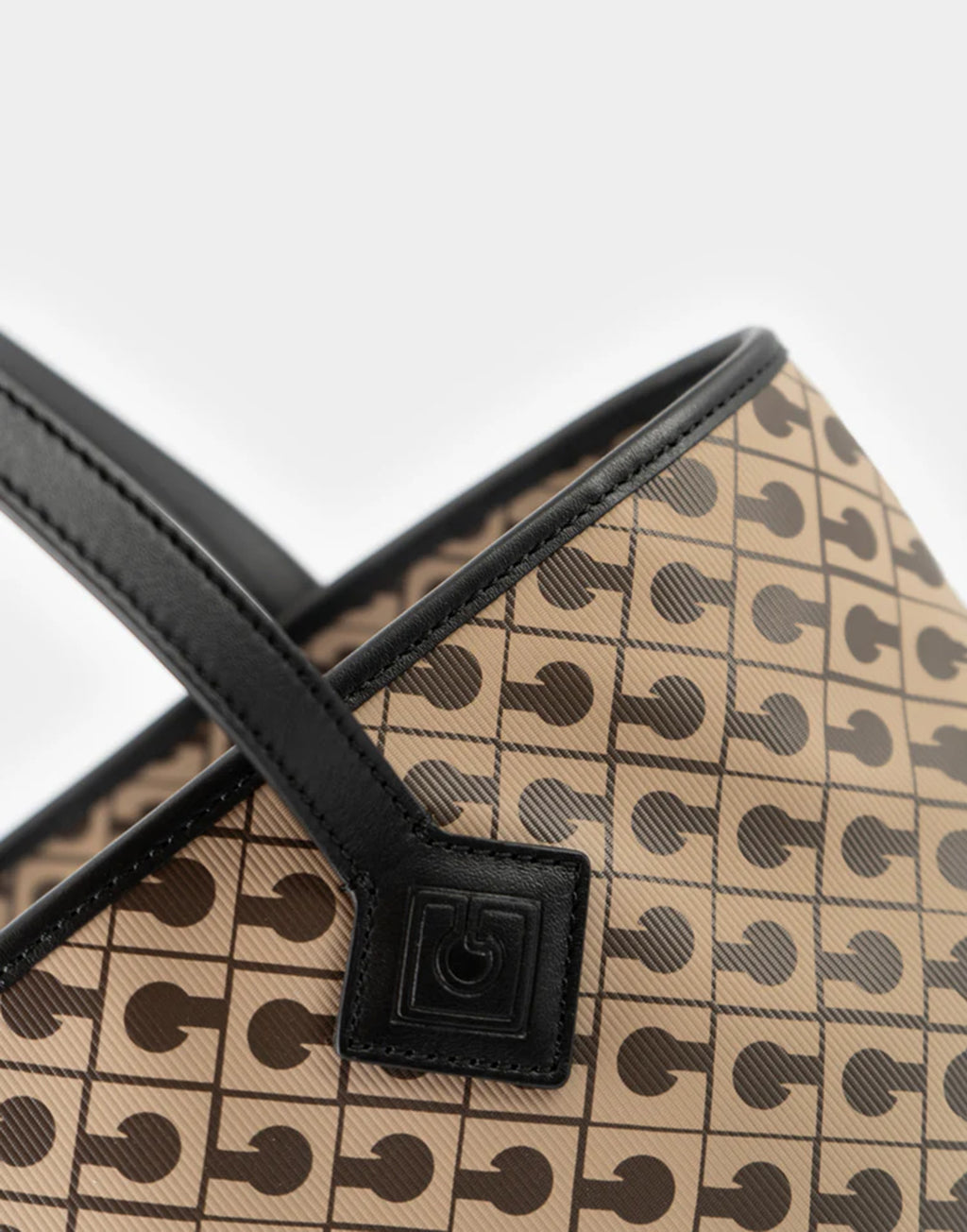 GHERARDINI Shopper Grande in Tessuto Millerighe