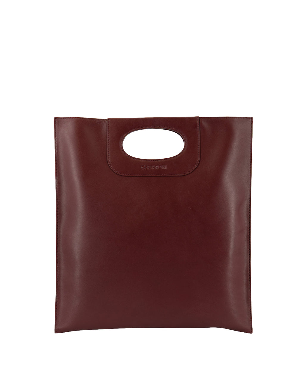 GHERARDINI Piattina Edizione Limitata in Pelle Bordeaux