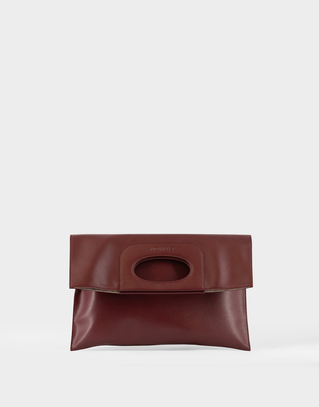 GHERARDINI Piattina Edizione Limitata in Pelle Bordeaux