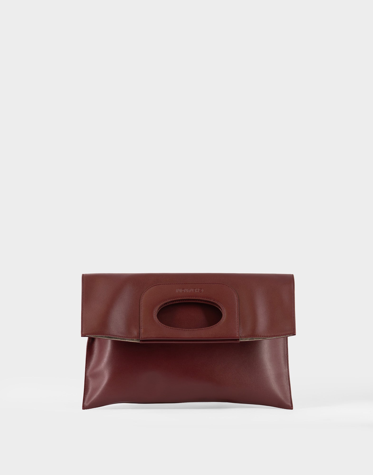 GHERARDINI Piattina Edizione Limitata in Pelle Bordeaux