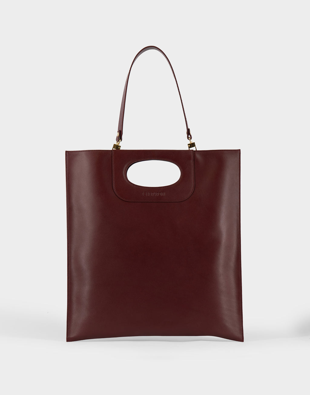 GHERARDINI Piattina Edizione Limitata in Pelle Bordeaux