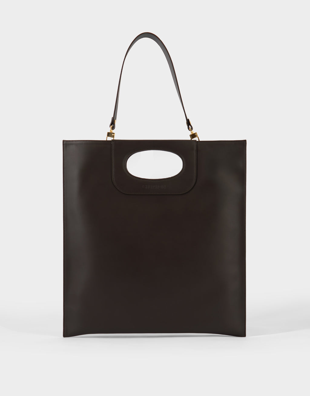 GHERARDINI Piattina Edizione Limitata in Pelle Chocolate Brown