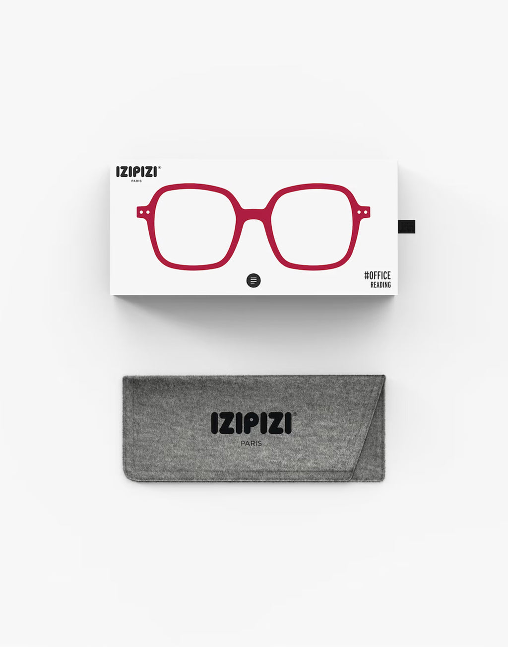 IZIPIZI Occhiali da Lettura Mod. Office Cherry Red