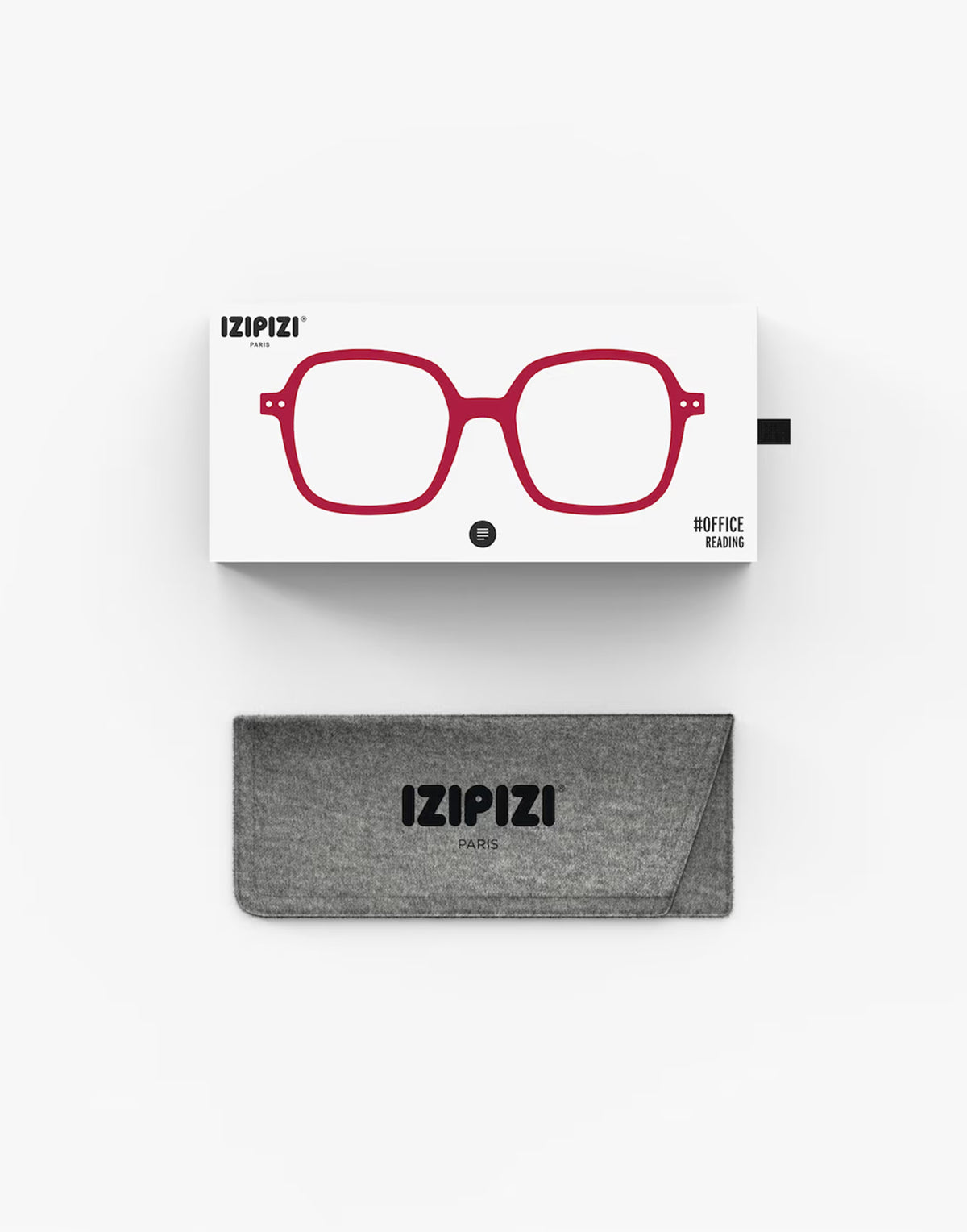 IZIPIZI Lunettes de lecture mod. Office Rouge Cerise