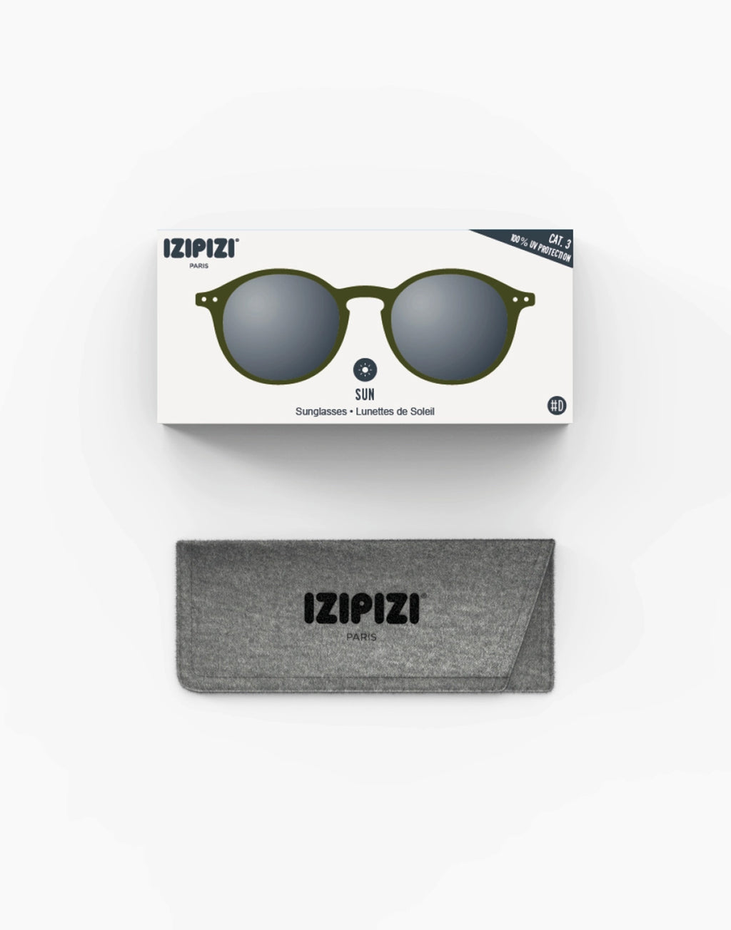IZIPIZI Occhiali da Sole Mod. D Kaki Green