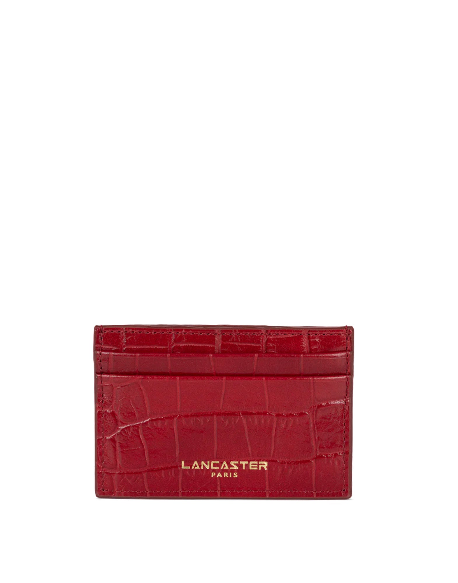 LANCASTER Porta Carte Exo Carmin