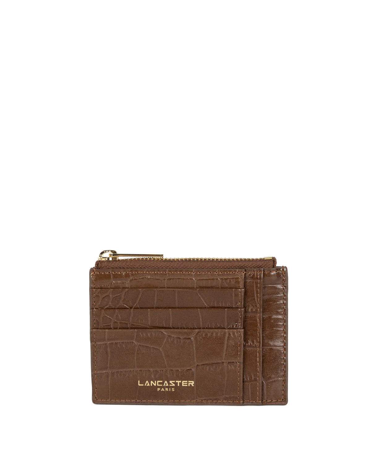 LANCASTER Porte-cartes zippé Exo Vison