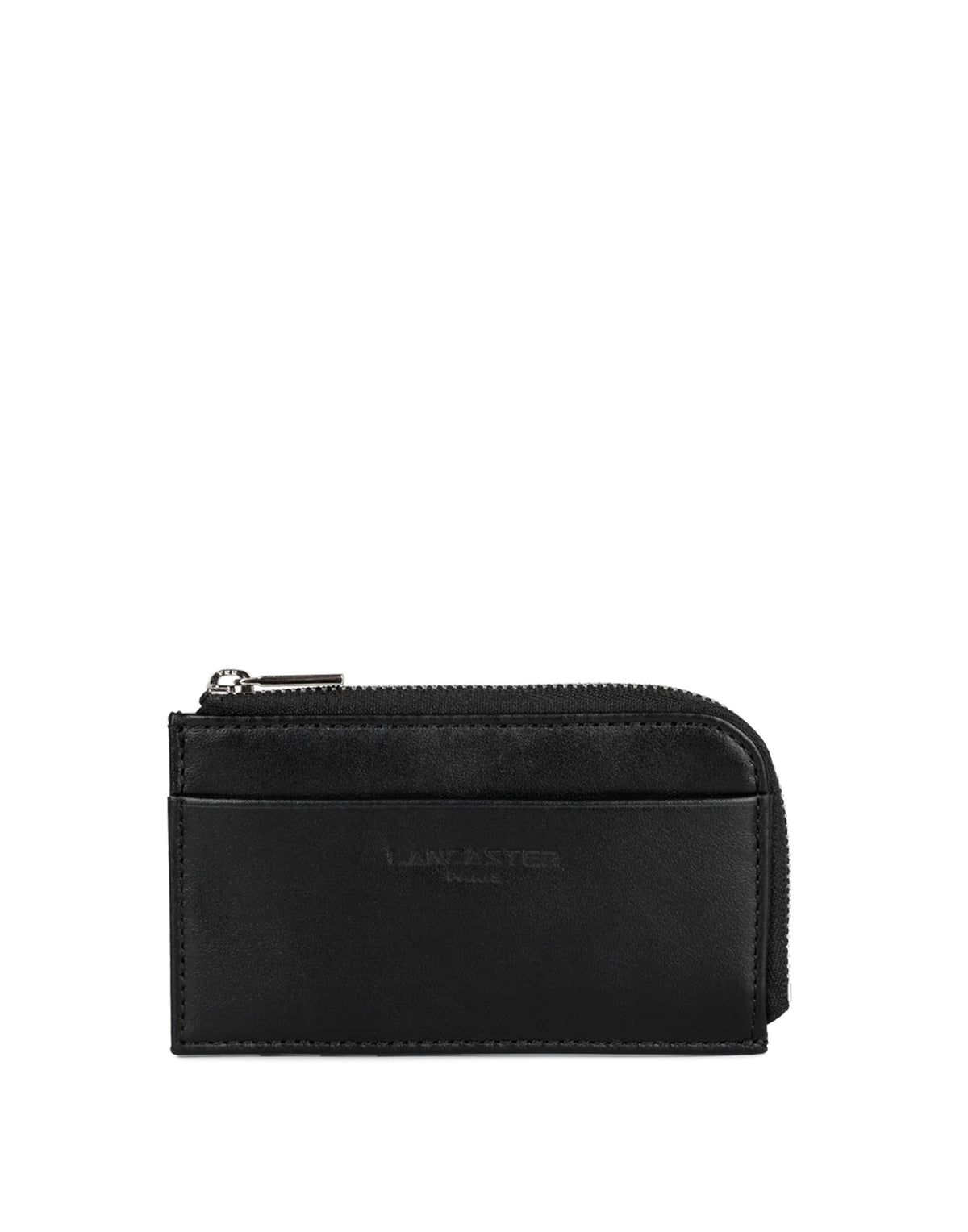 LANCASTER Porte-cartes zippé Paris PM Noir