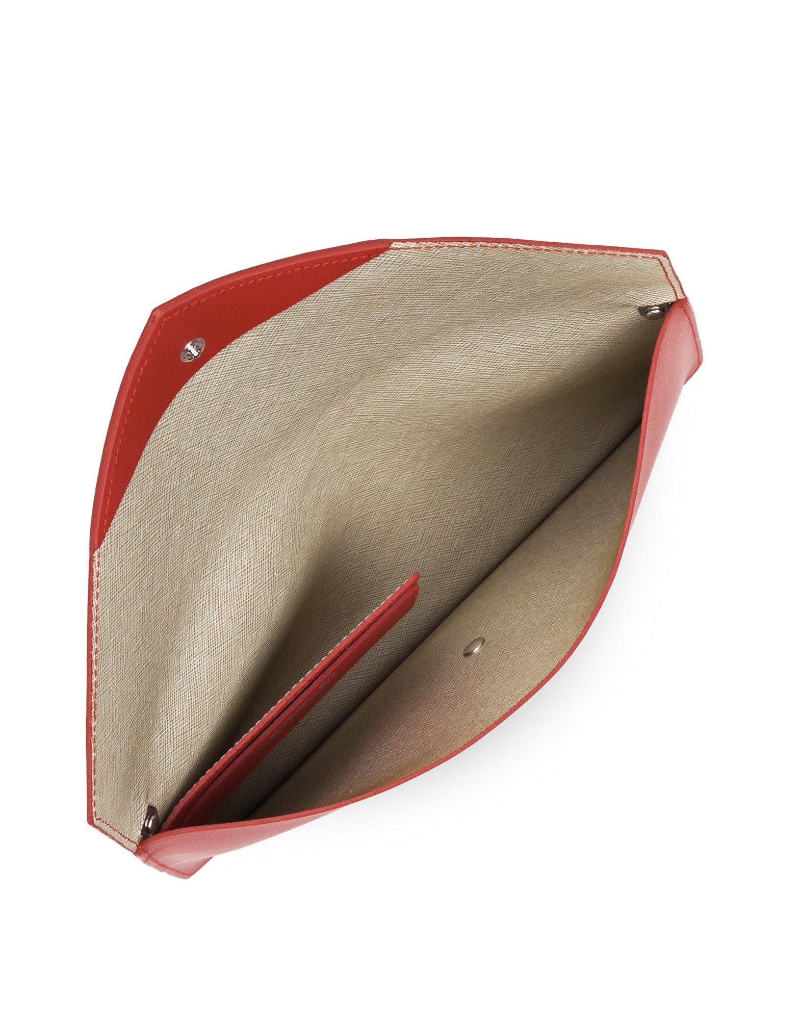 LANCASTER Pochette Pur & Element Rouge/Champagne