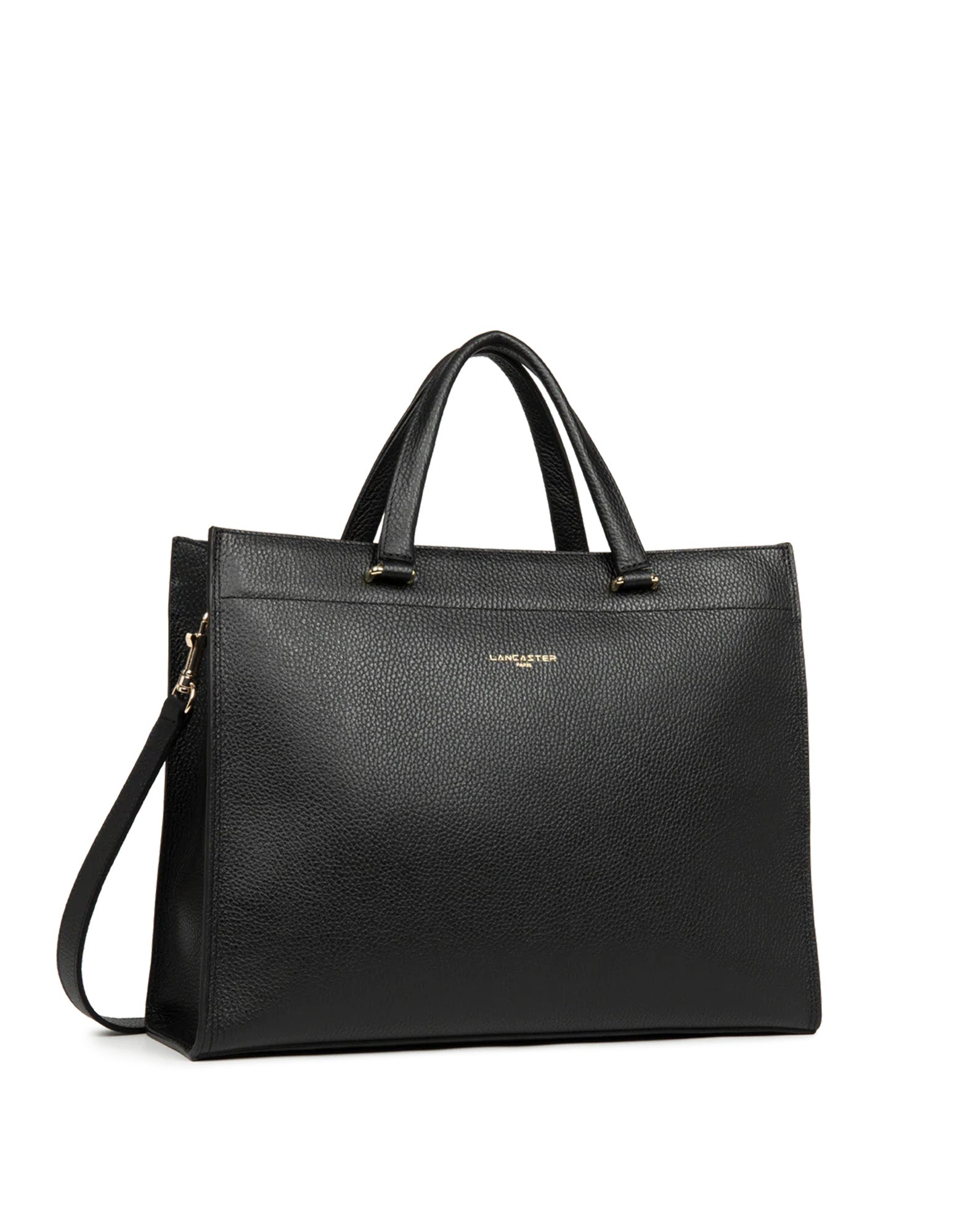 LANCASTER Borsa a Spalla Foulonné Double Noir/Nude