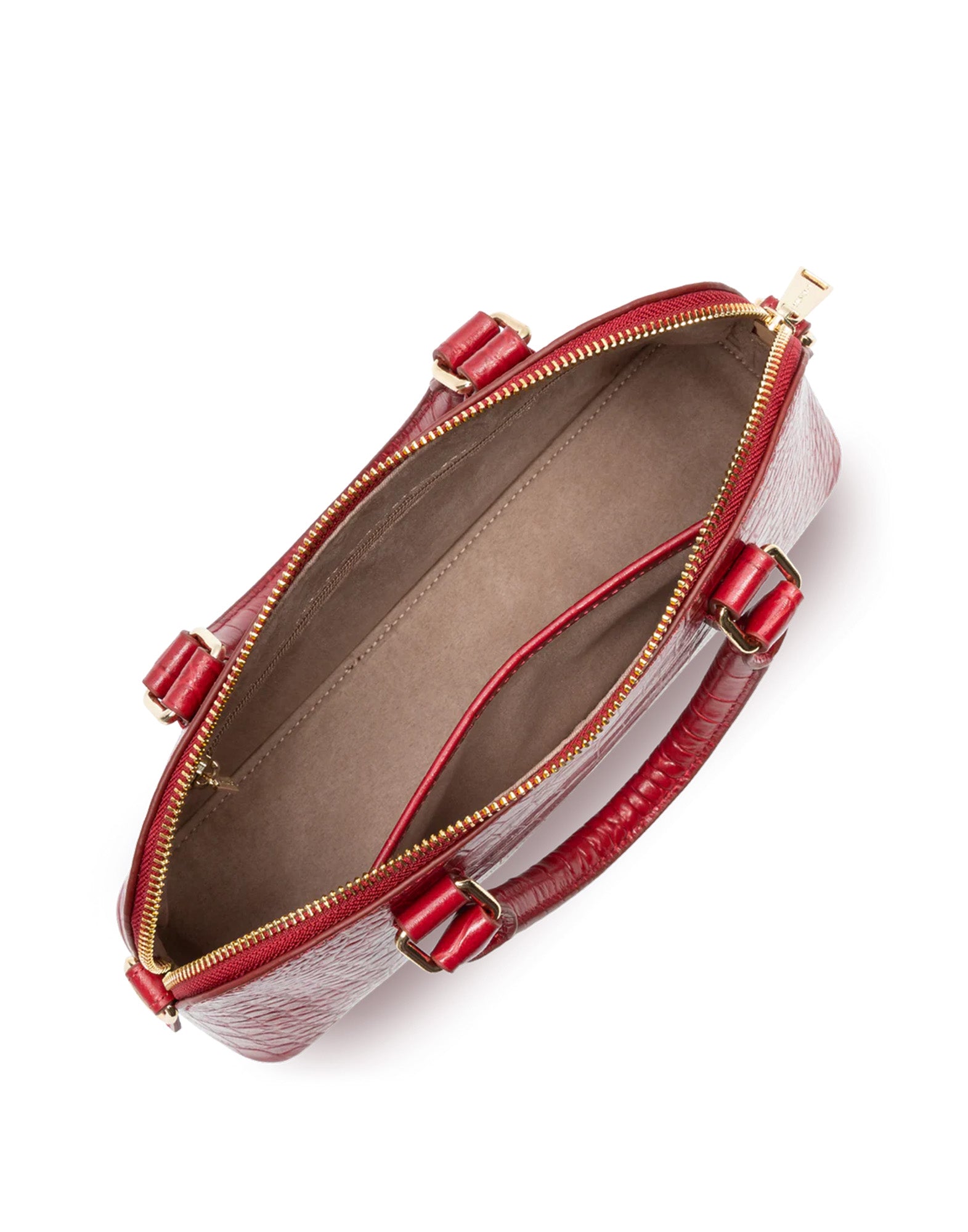 LANCASTER Borsa a Mezzaluna Exo Stampa Cocco Carmin