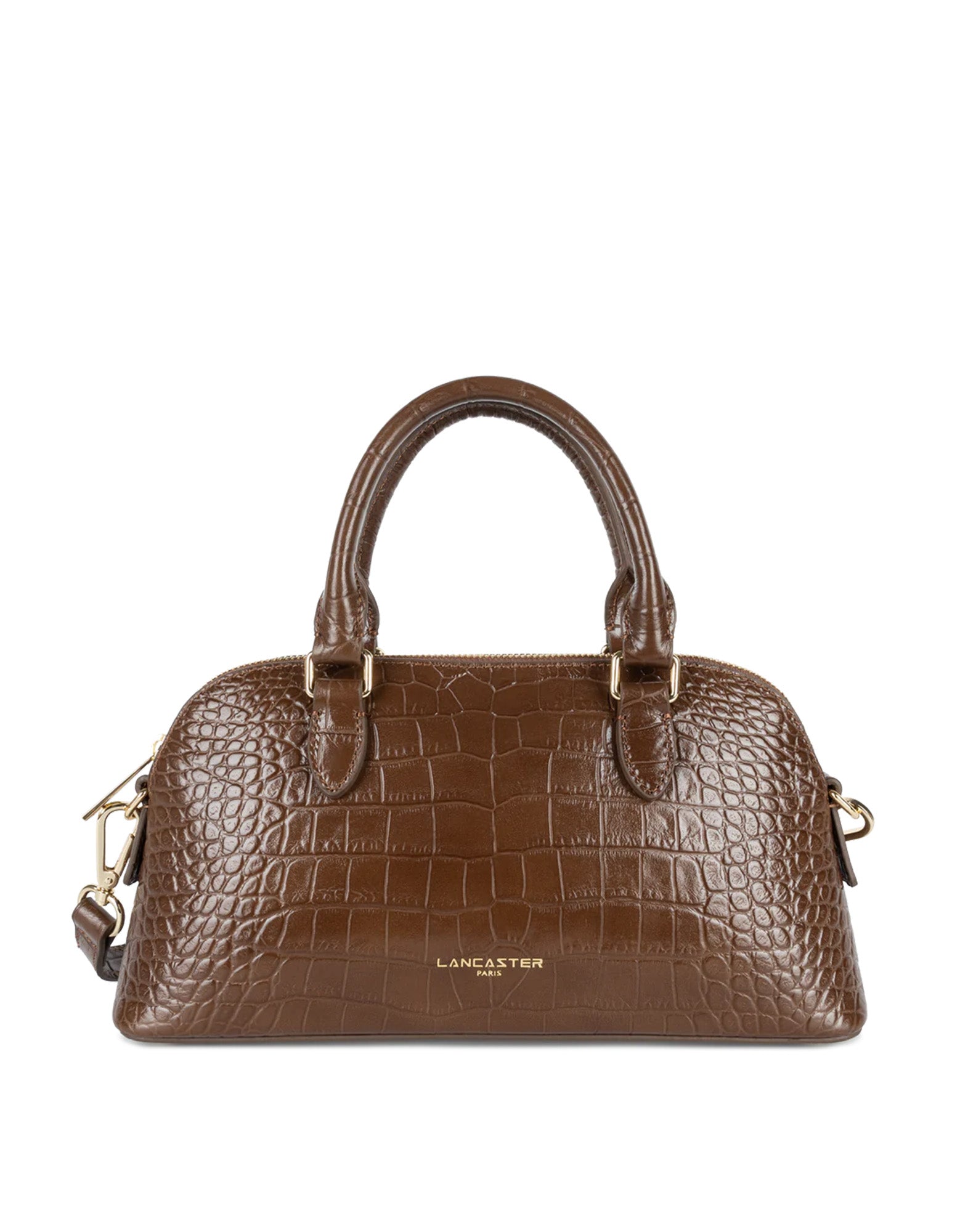 LANCASTER Borsa a Mezzaluna Exo Stampa Cocco Vison
