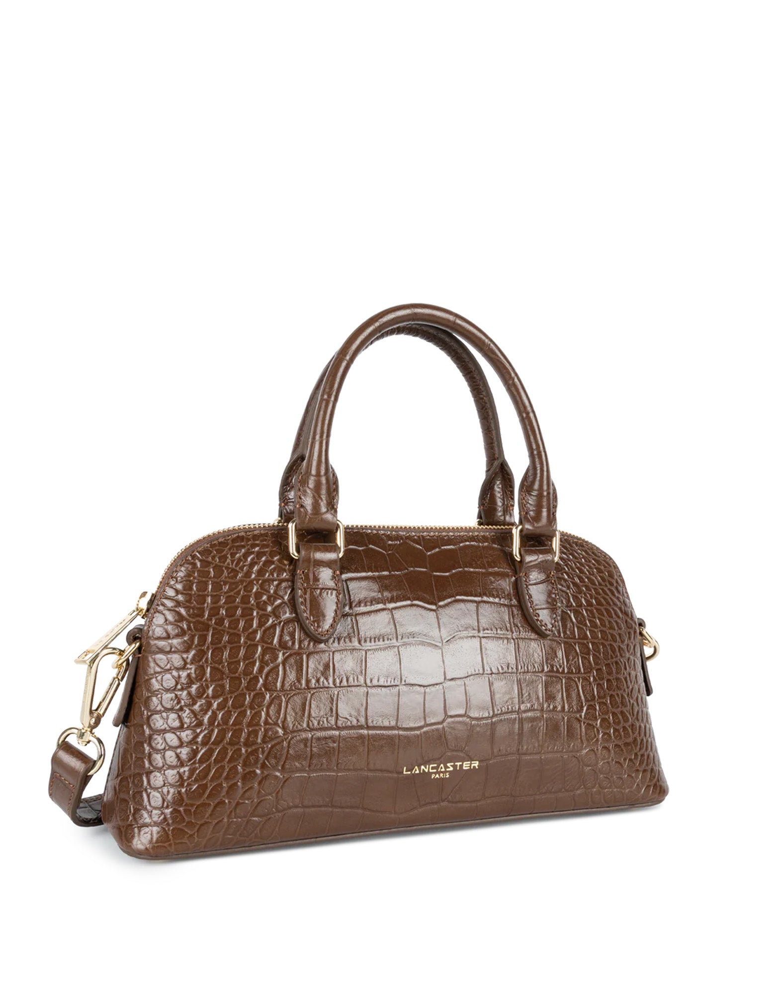 LANCASTER Borsa a Mezzaluna Exo Stampa Cocco Vison