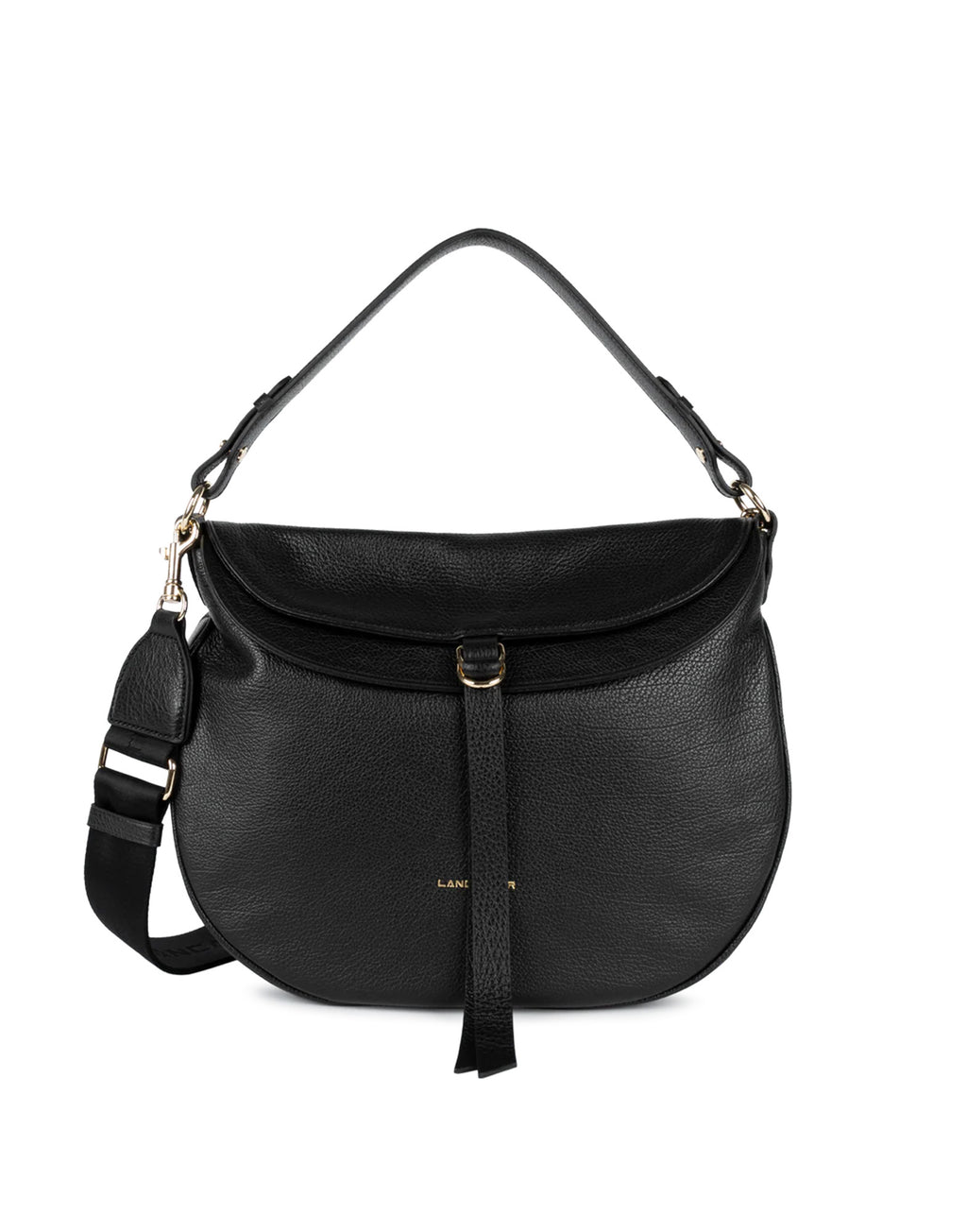 LANCASTER Borsa a Spalla Grande Dune Gaia Noir