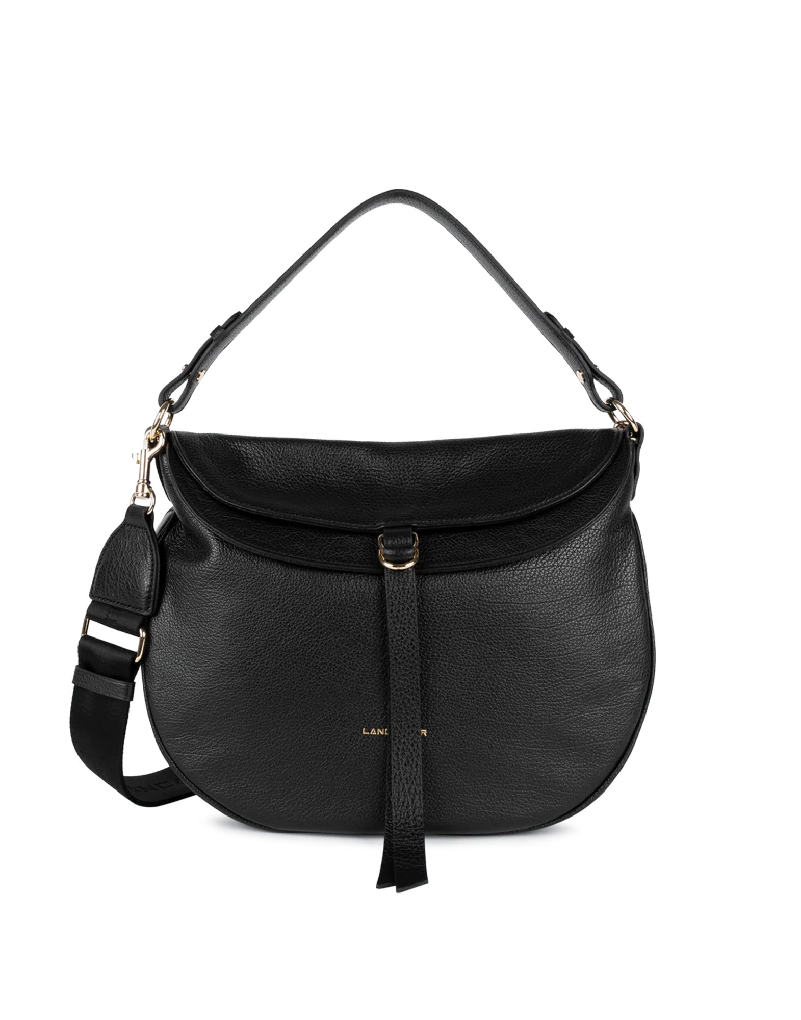 LANCASTER Borsa a Spalla Grande Dune Gaia Noir