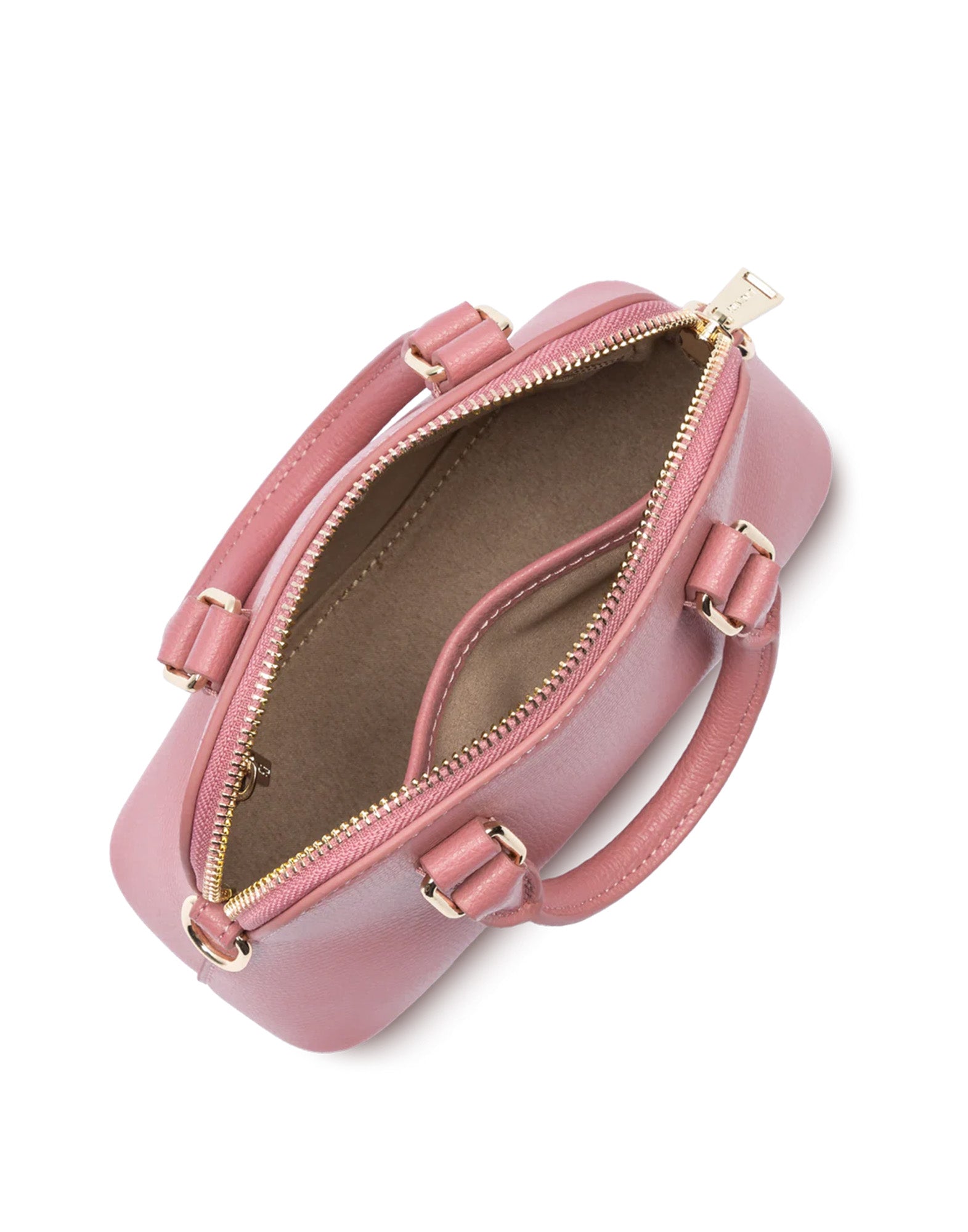 LANCASTER Borsa a Mezzaluna Piccola Sierra Jia Rose Cendre