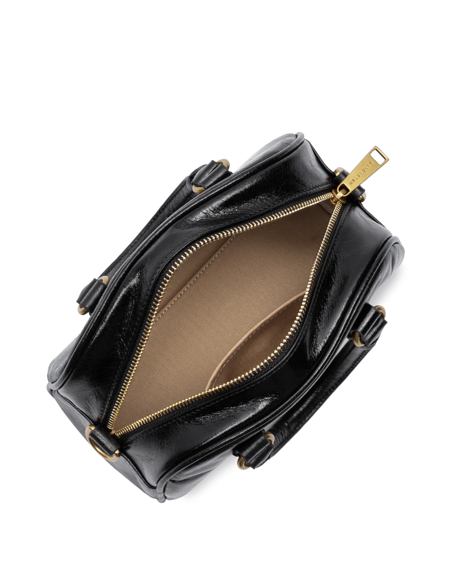 LANCASTER Borsa Piccola Bowling Rétro Bow Noir