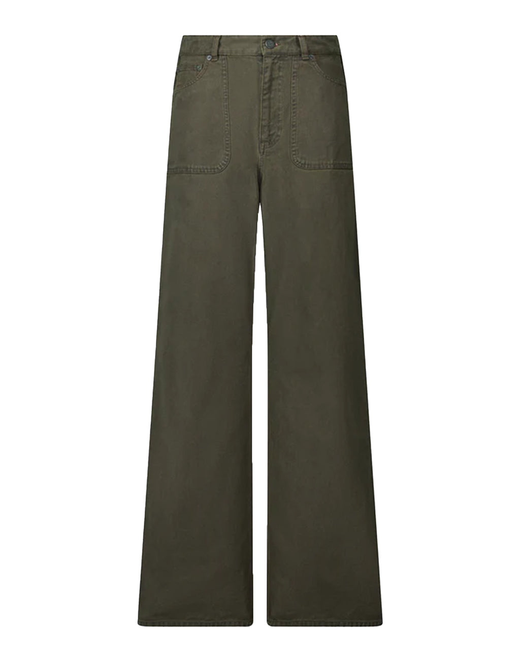 LAURENCE BRAS Pantaloni a Gamba Larga Khaki
