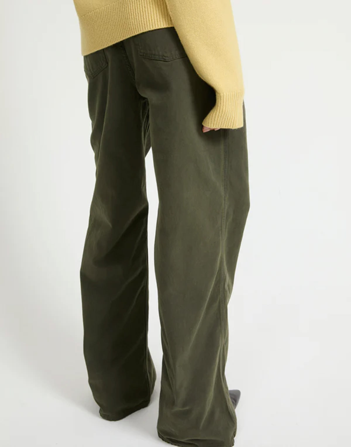 LAURENCE BRAS Pantalon Large Kaki
