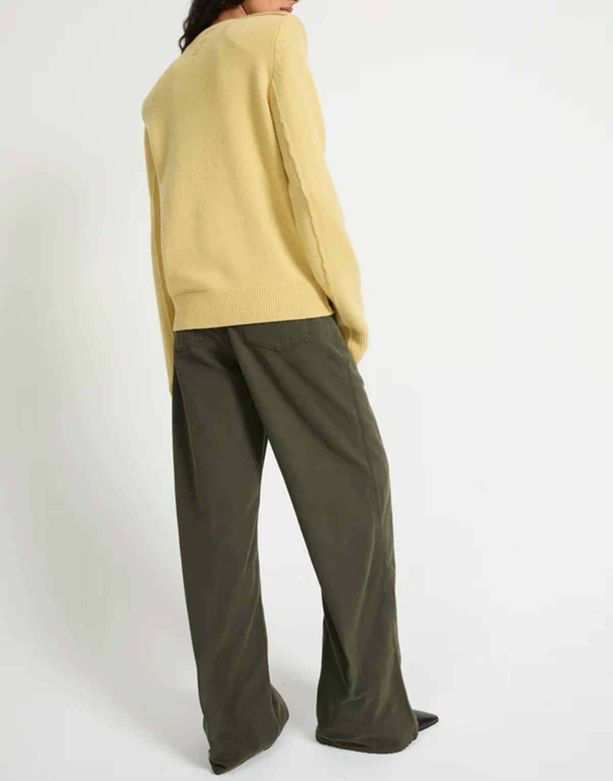 LAURENCE BRAS Pantalon Large Kaki