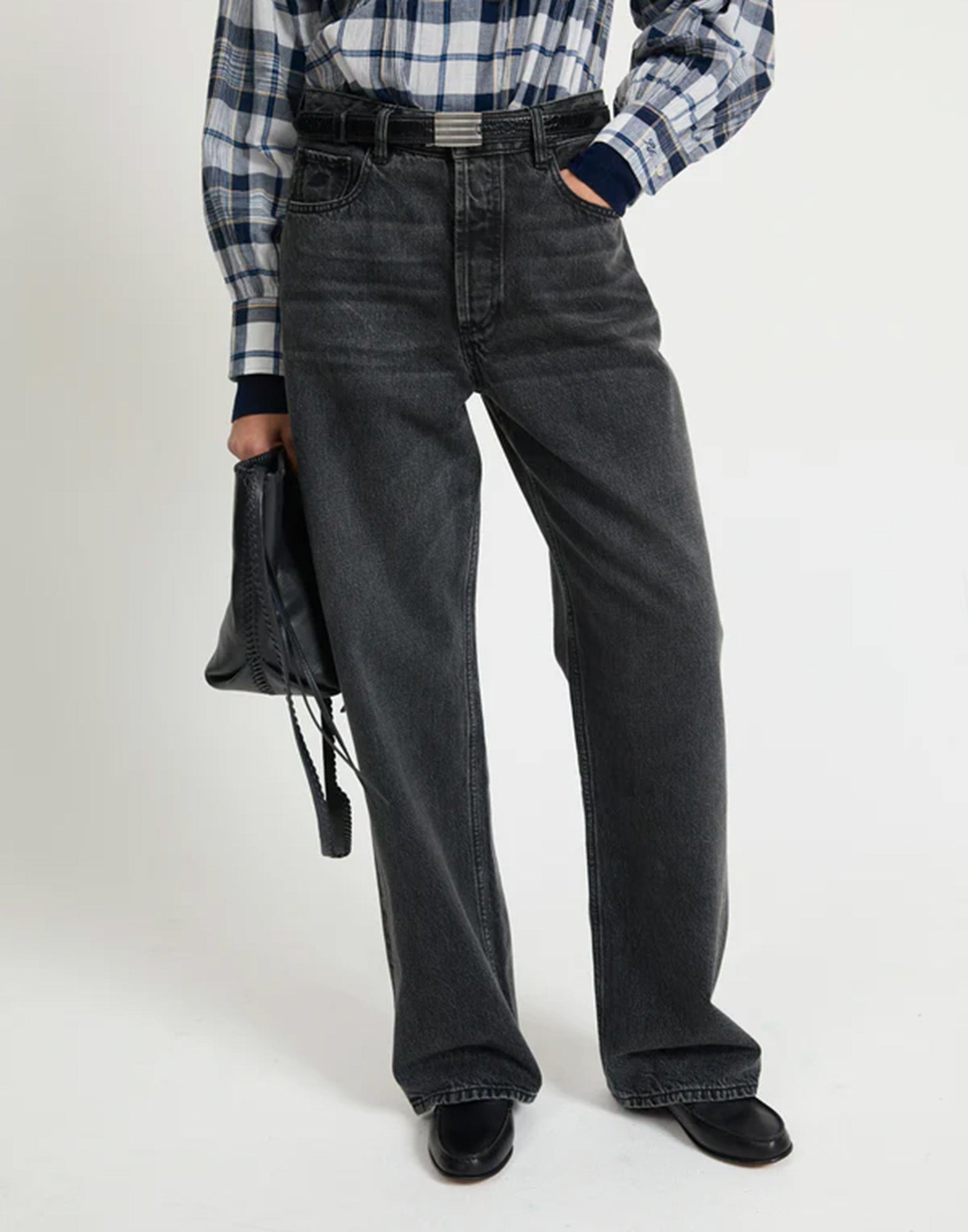LAURENCE BRAS Jeans Loose Fit Pia Neri