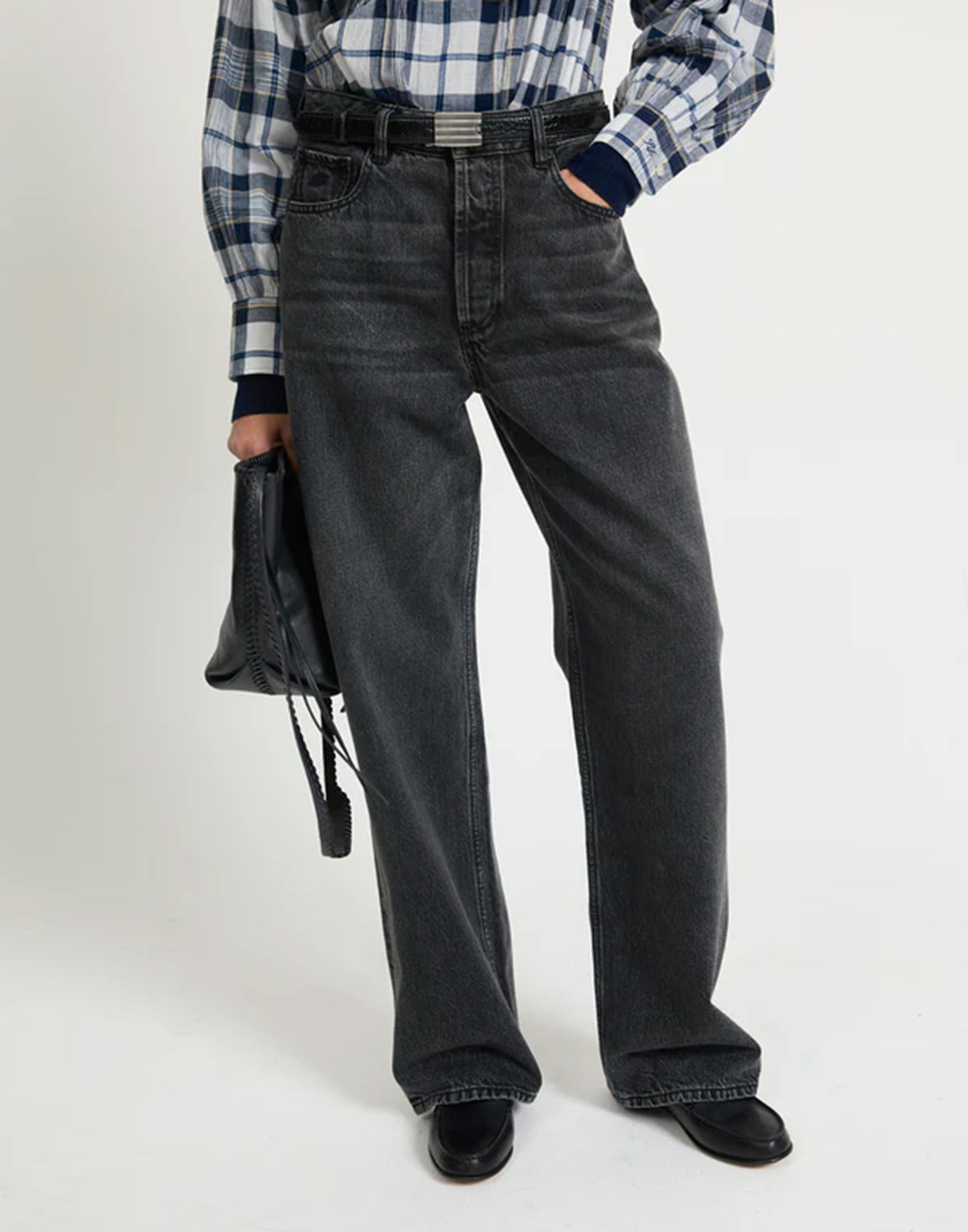 LAURENCE BRAS Jeans Loose Fit Pia Neri