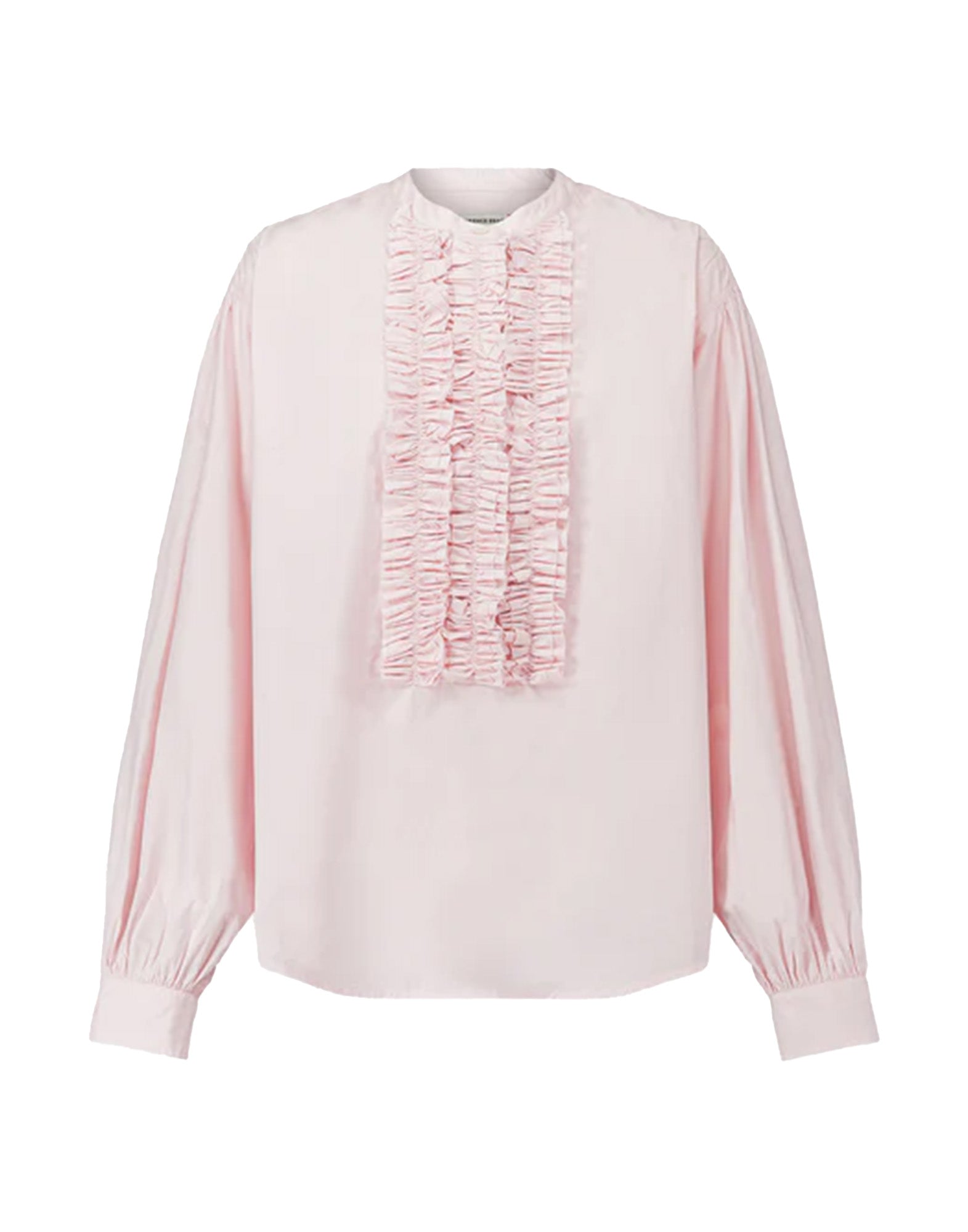 LAURENCE BRAS Blusa Magritte con Rouche Light Pink