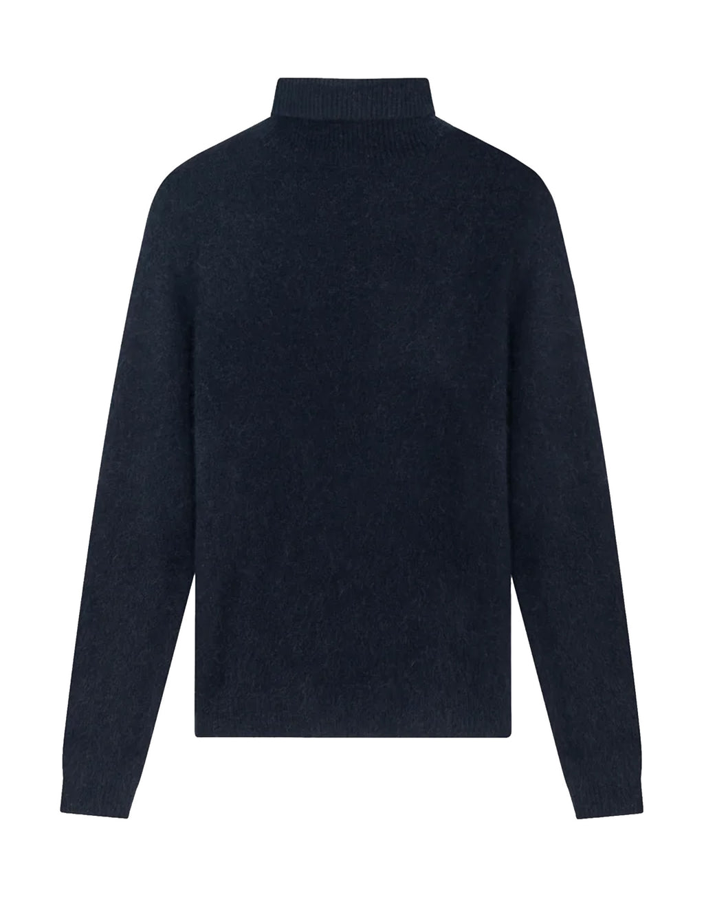 MAJESTIC FILATURES Maglione a Collo Alto in Lana e Fox Marine