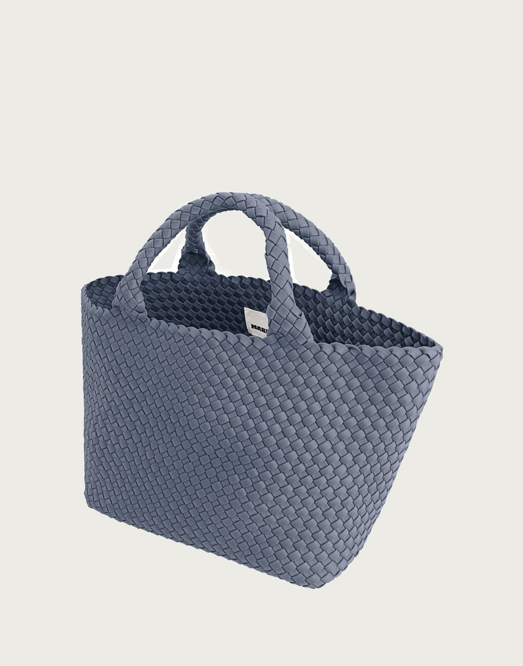 MARREA Shopping Media in Neoprene Intrecciato Ice Ice baby