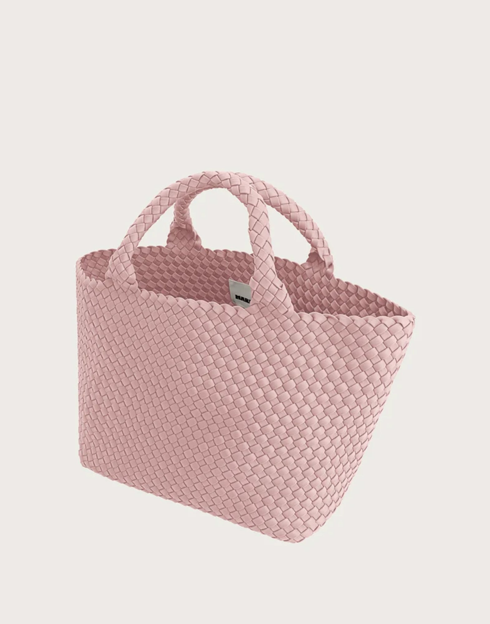 MARREA Shopping Media in Neoprene Intrecciato Pillow Talk