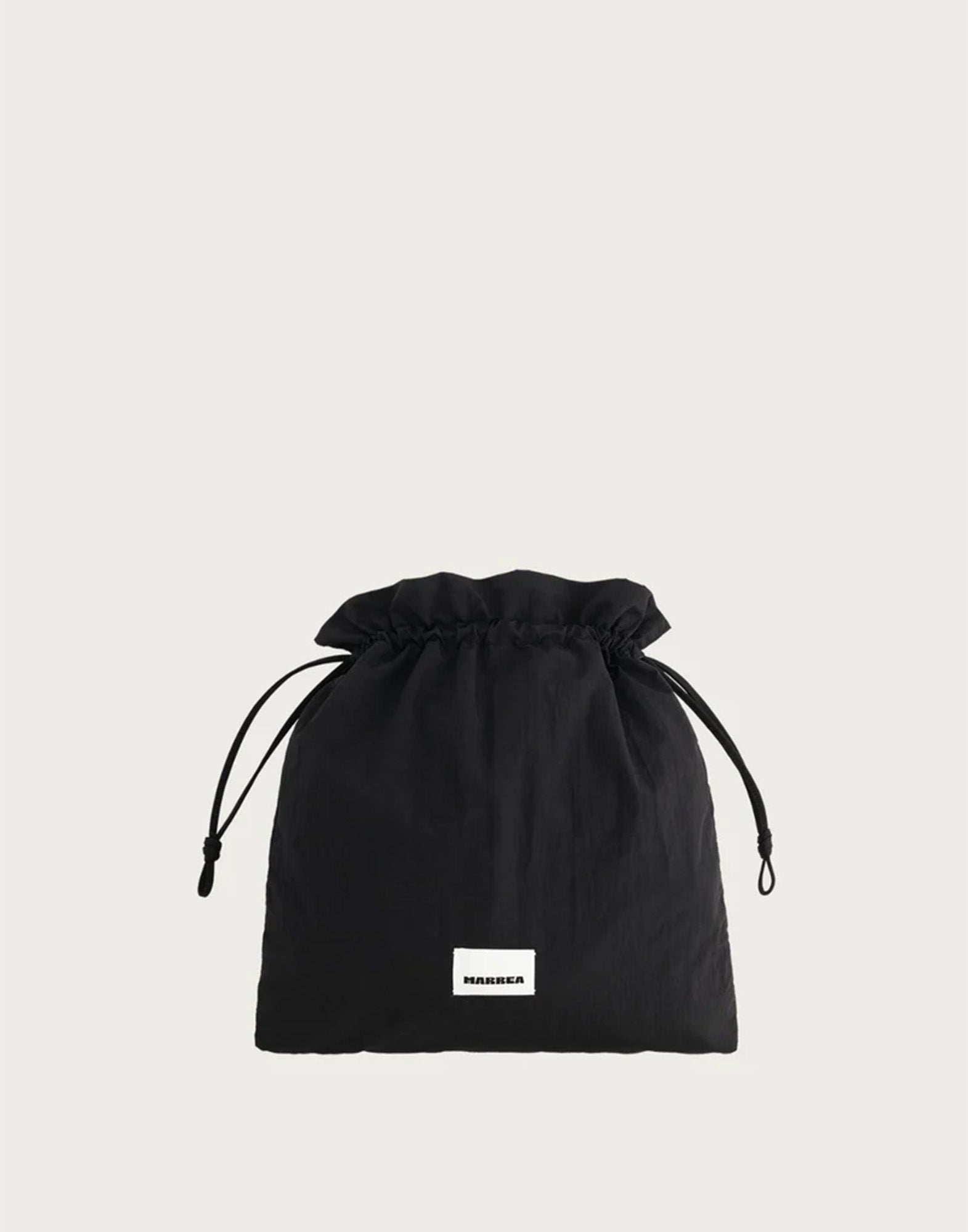 MARREA Shopping Midi in Neoprene Intrecciato Di Nero