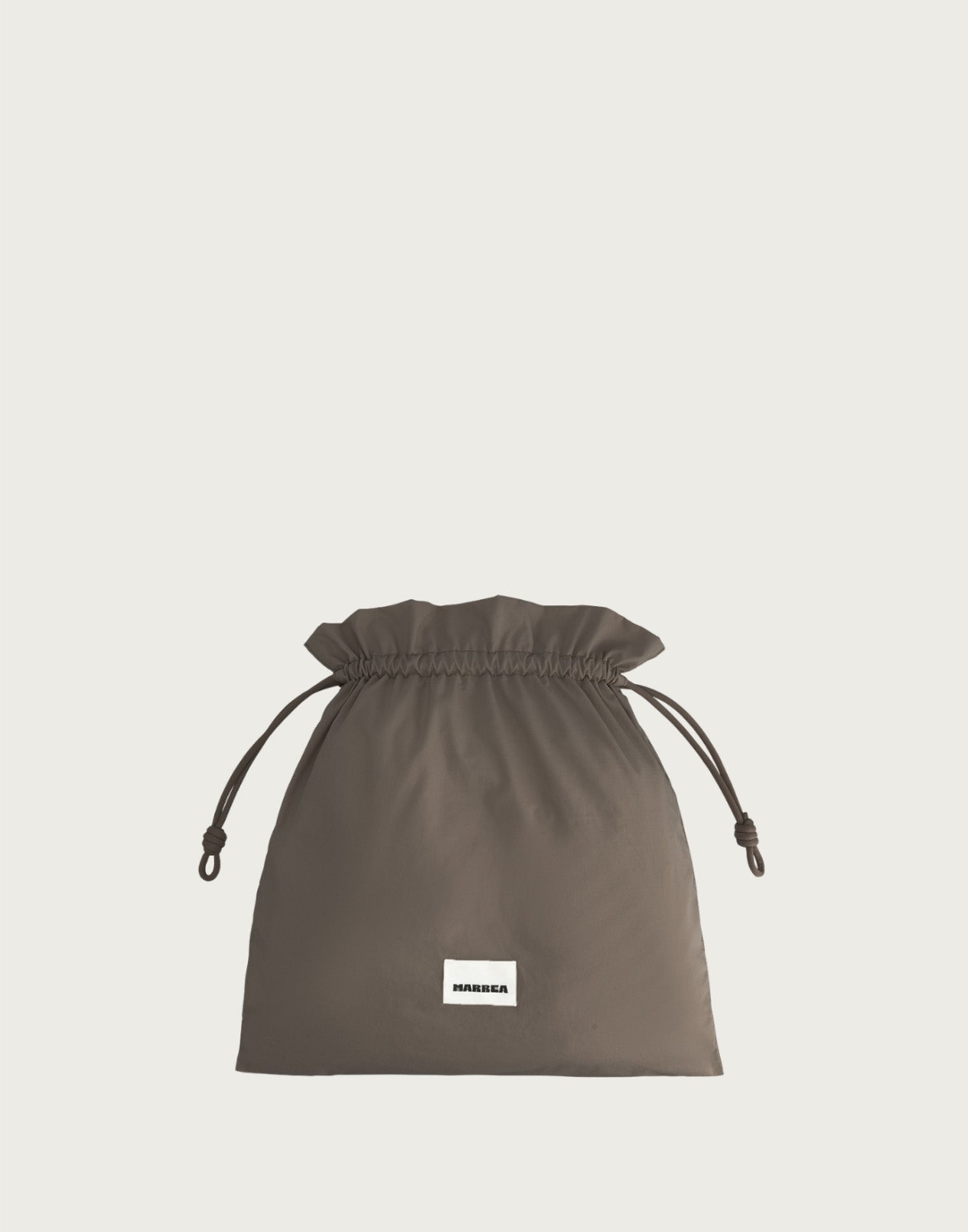 MARREA Shopping Midi in Neoprene Intrecciato Coco Fresco