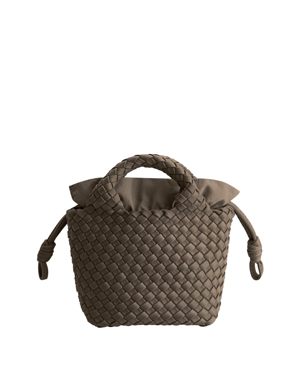 MARREA Mini Bag in Neoprene Intrecciato Coco Fresco