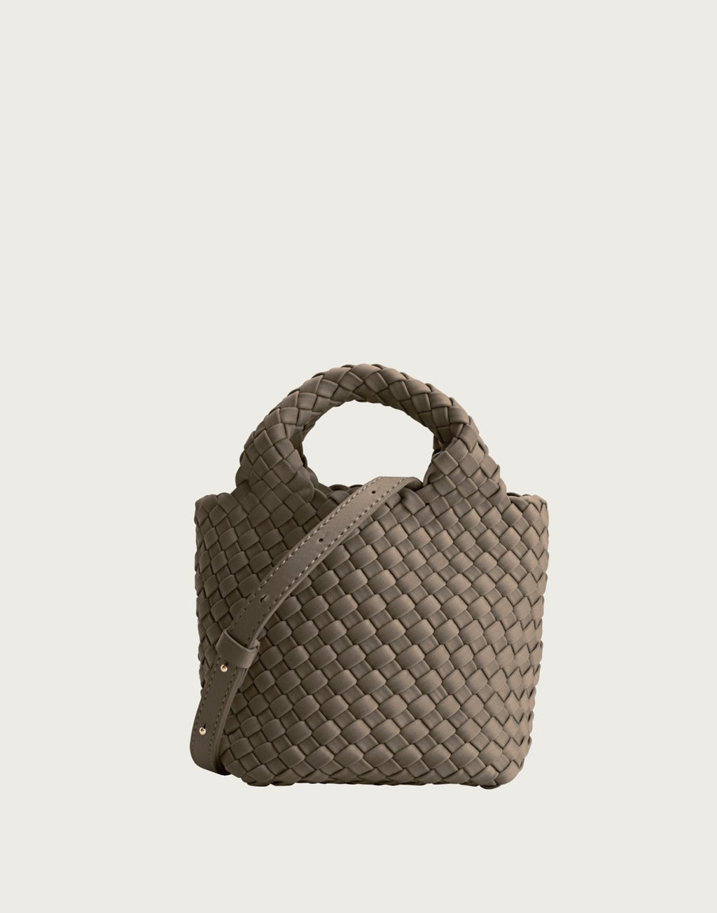 MARREA Mini Bag in Neoprene Intrecciato Coco Fresco