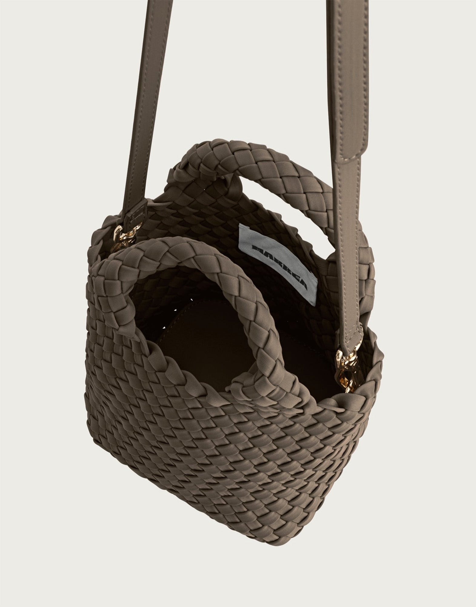 MARREA Mini Bag in Neoprene Intrecciato Coco Fresco