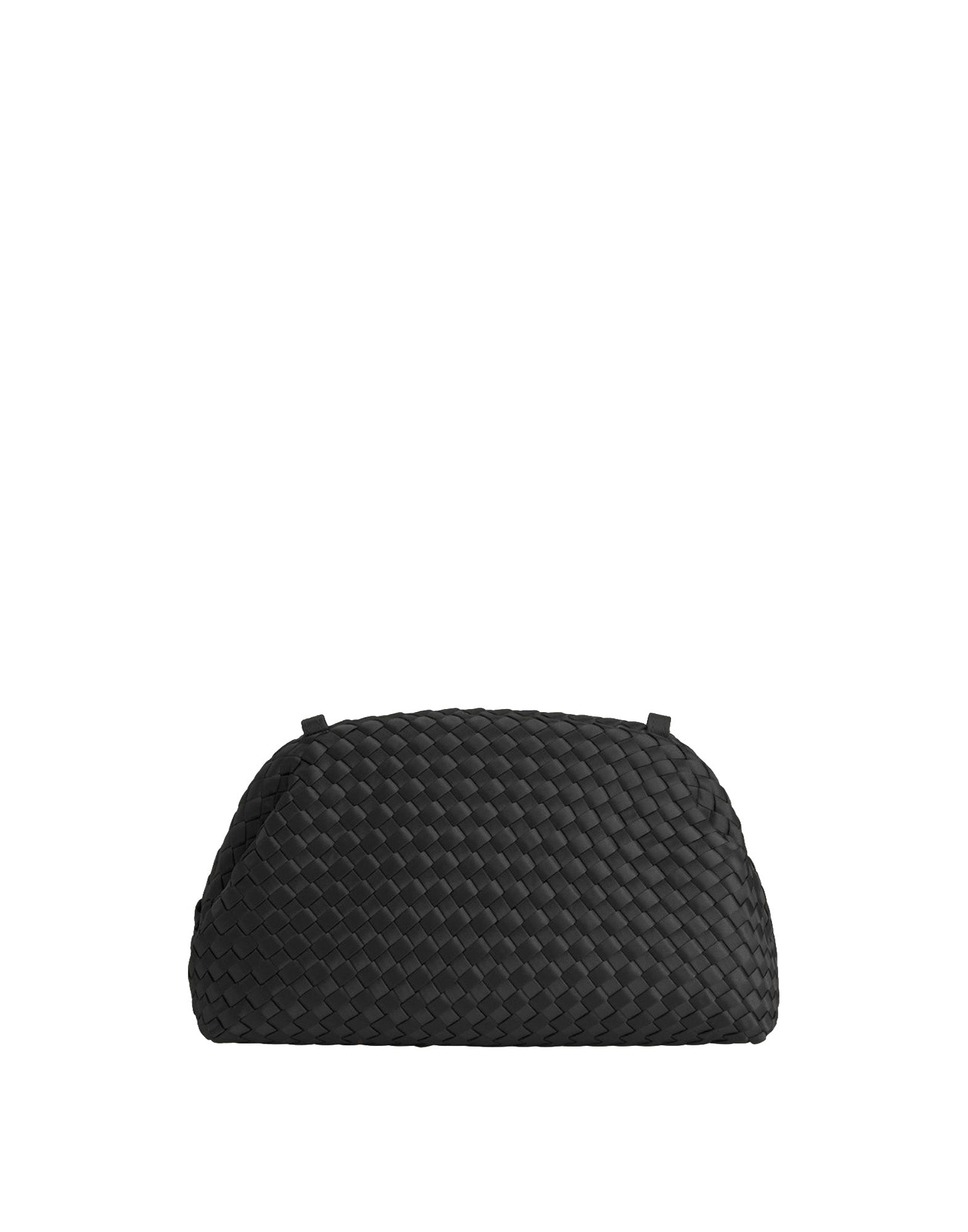 MARREA Pochette in Neoprene Intrecciato Di Nero