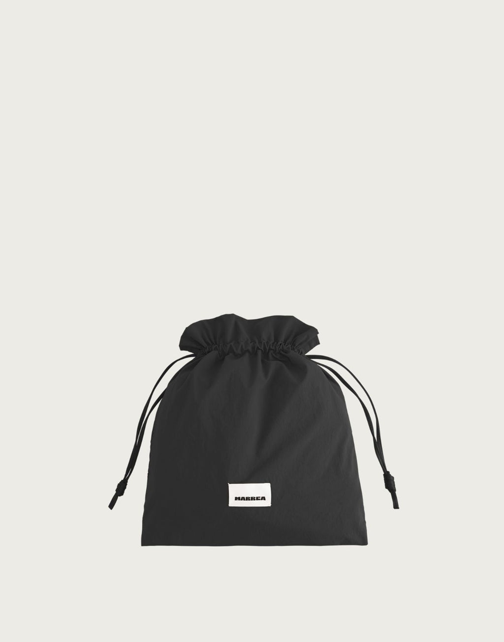 MARREA Pochette in Neoprene Intrecciato Di Nero