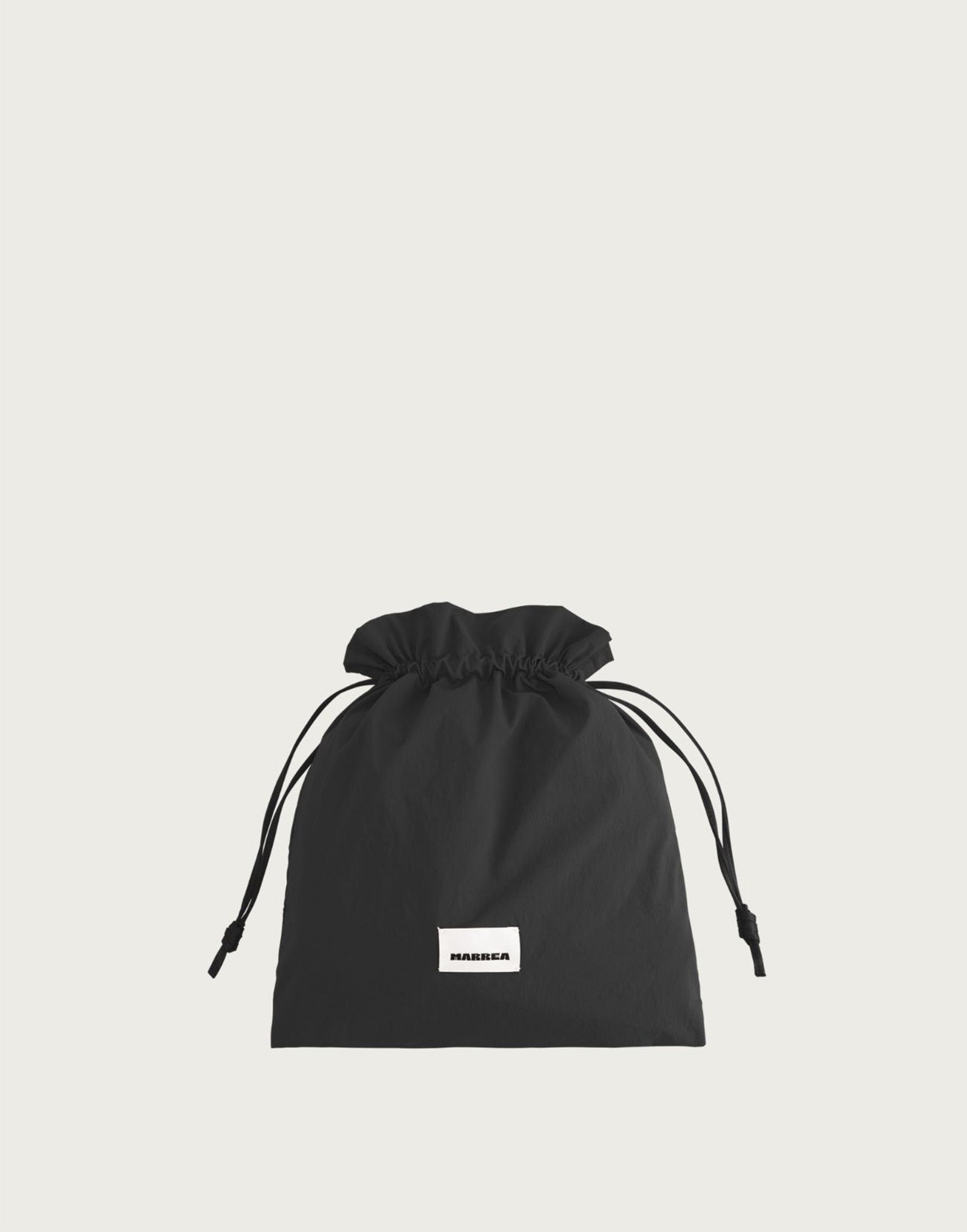 MARREA Pochette in Neoprene Intrecciato Di Nero