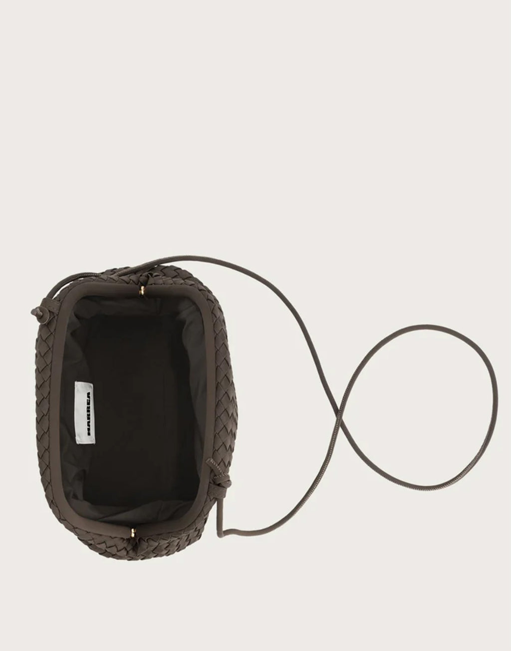 MARREA Pochette in Neoprene Intrecciato Espresso Yourself