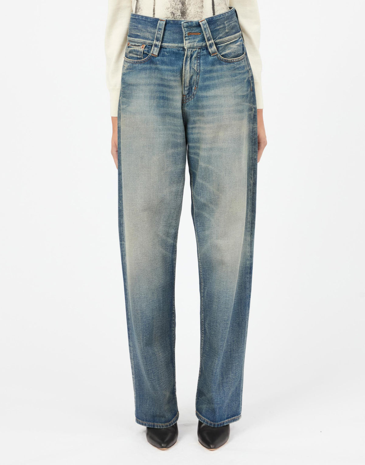 MM6 MAISON MARGIELA Jeans in Denim Slub Indigo 12,5 Oz