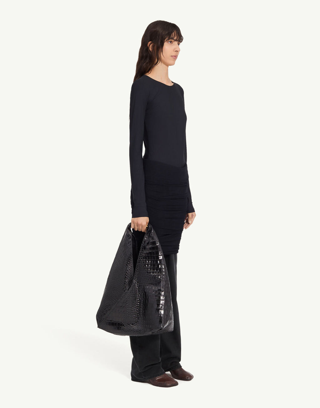 MM6 MAISON MARGIELA Jeans con Sovrapposzioni Neri