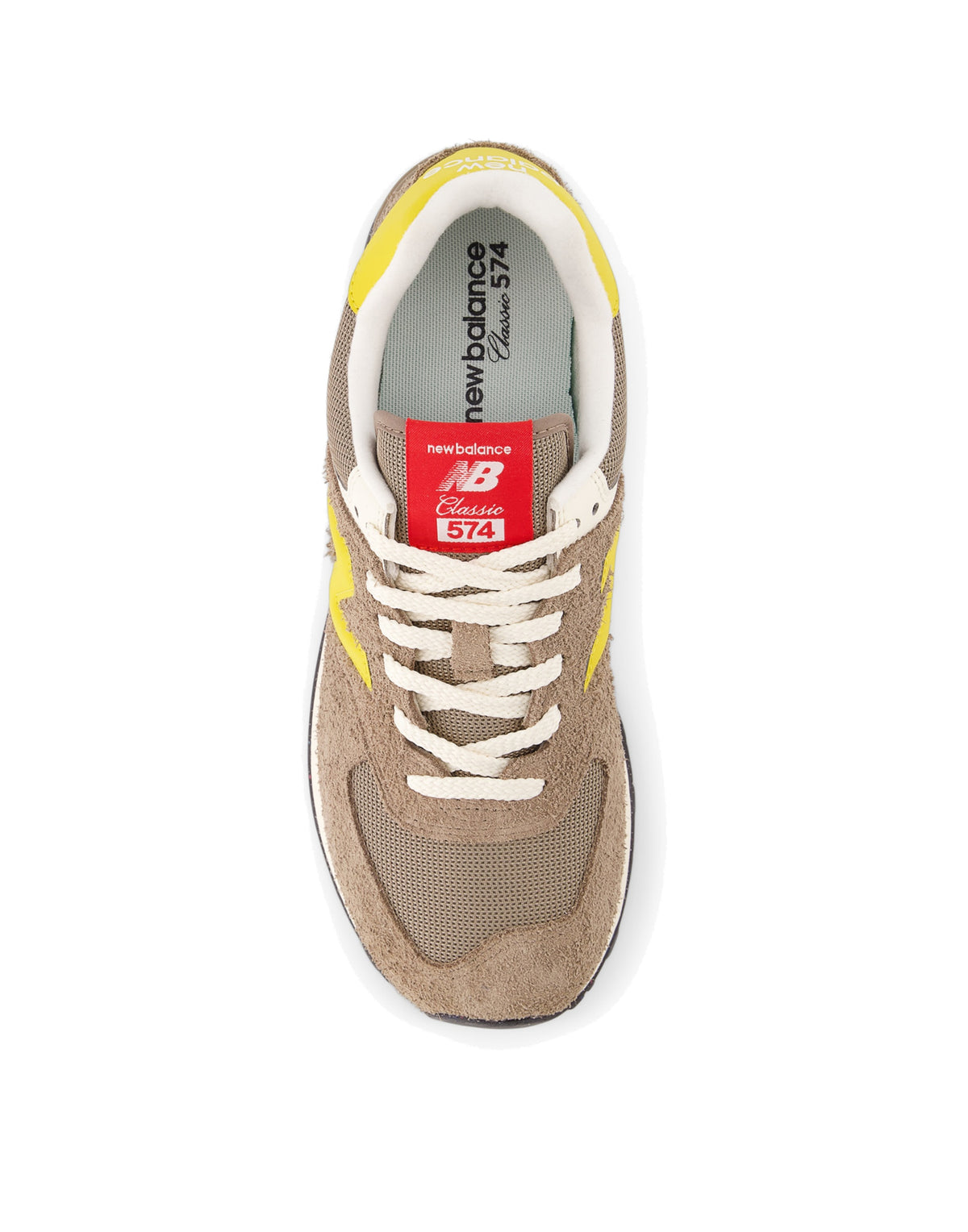 NEW BALANCE Sneakers 574 Marrone e Giallo
