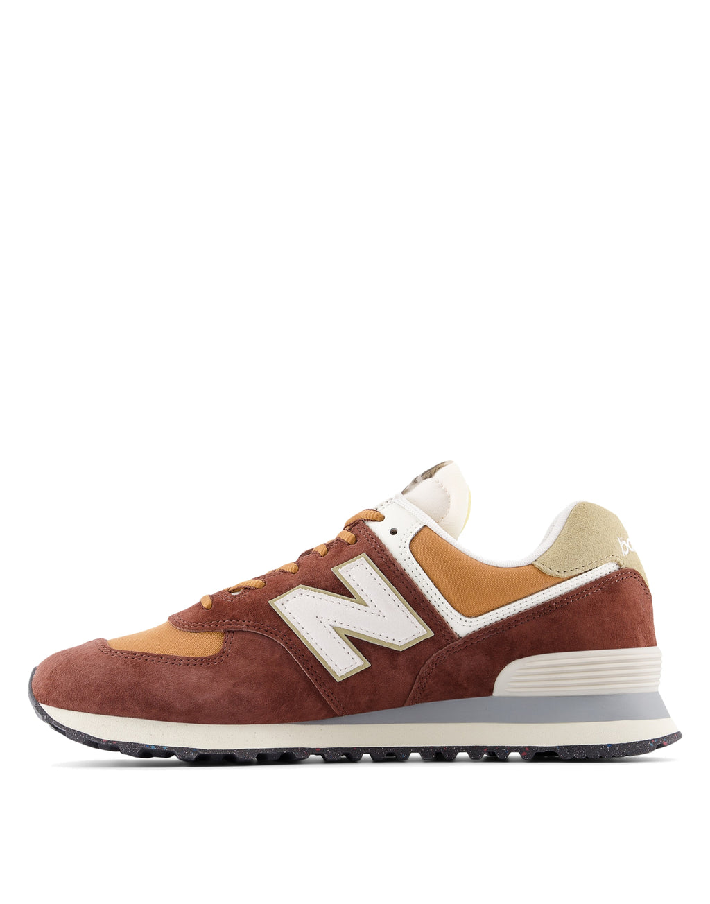 NEW BALANCE Sneakers 574 Marrone e Arancio