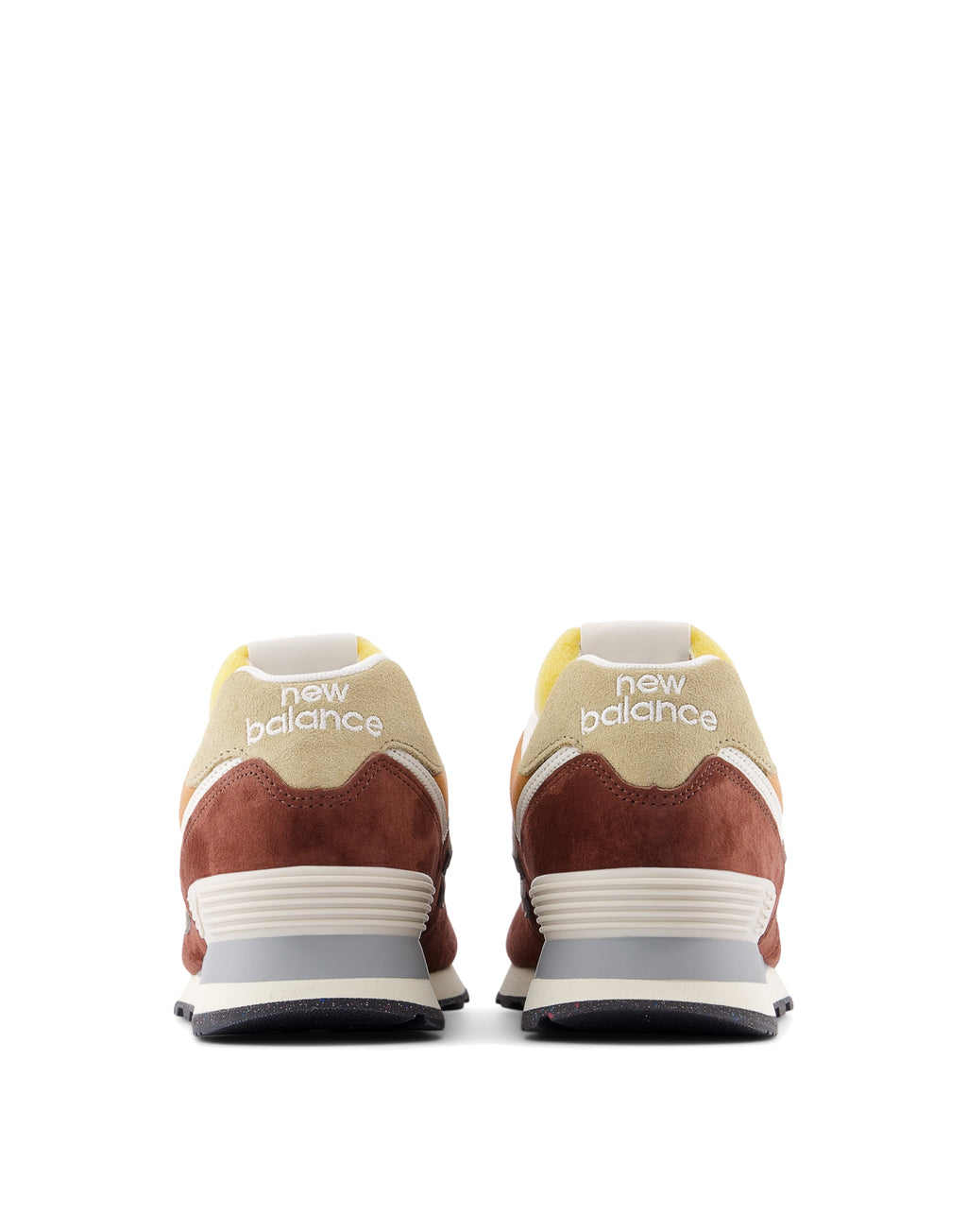 NEW BALANCE Sneakers 574 Marrone e Arancio