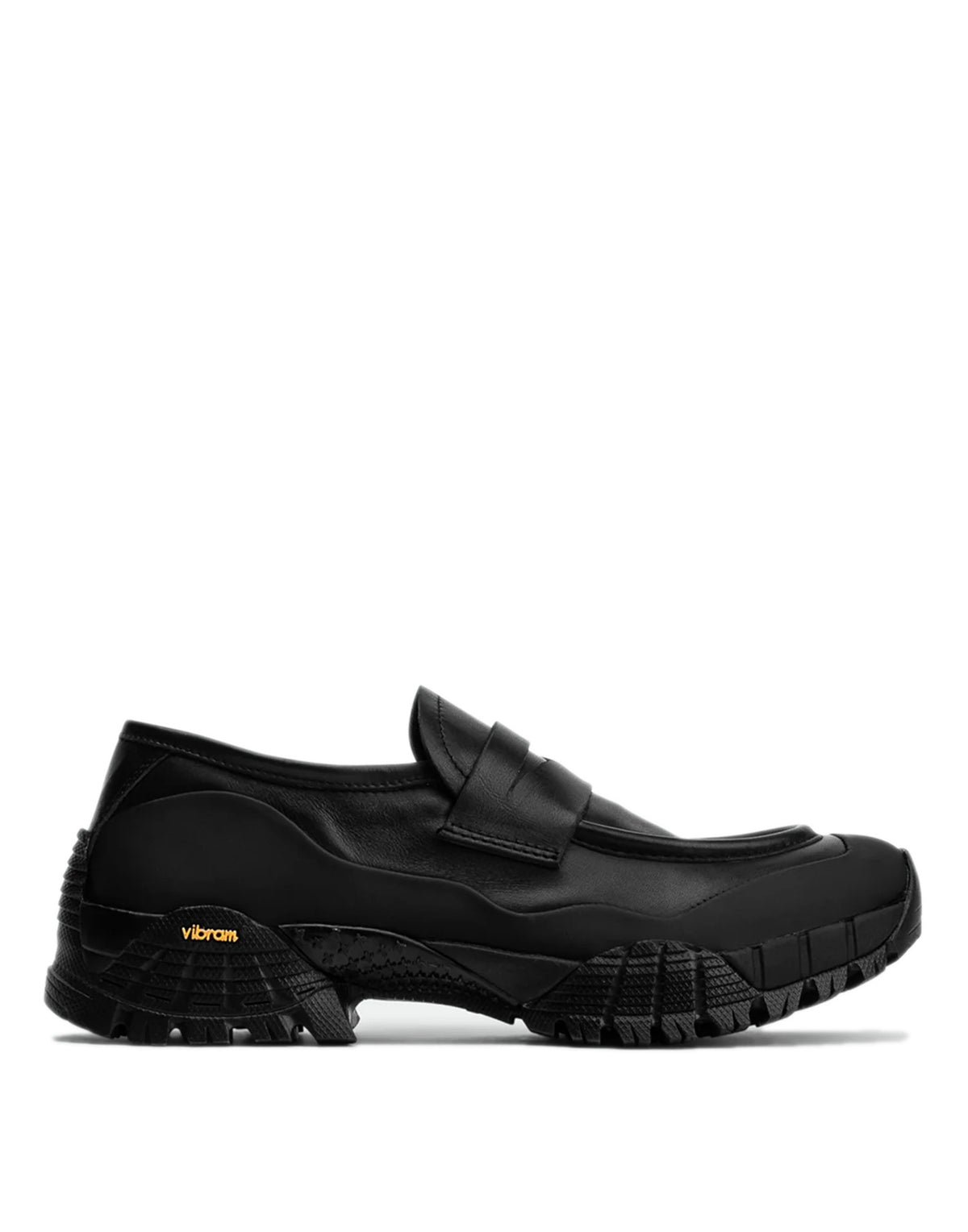 Mocassins POEVE Alpi en cuir noir